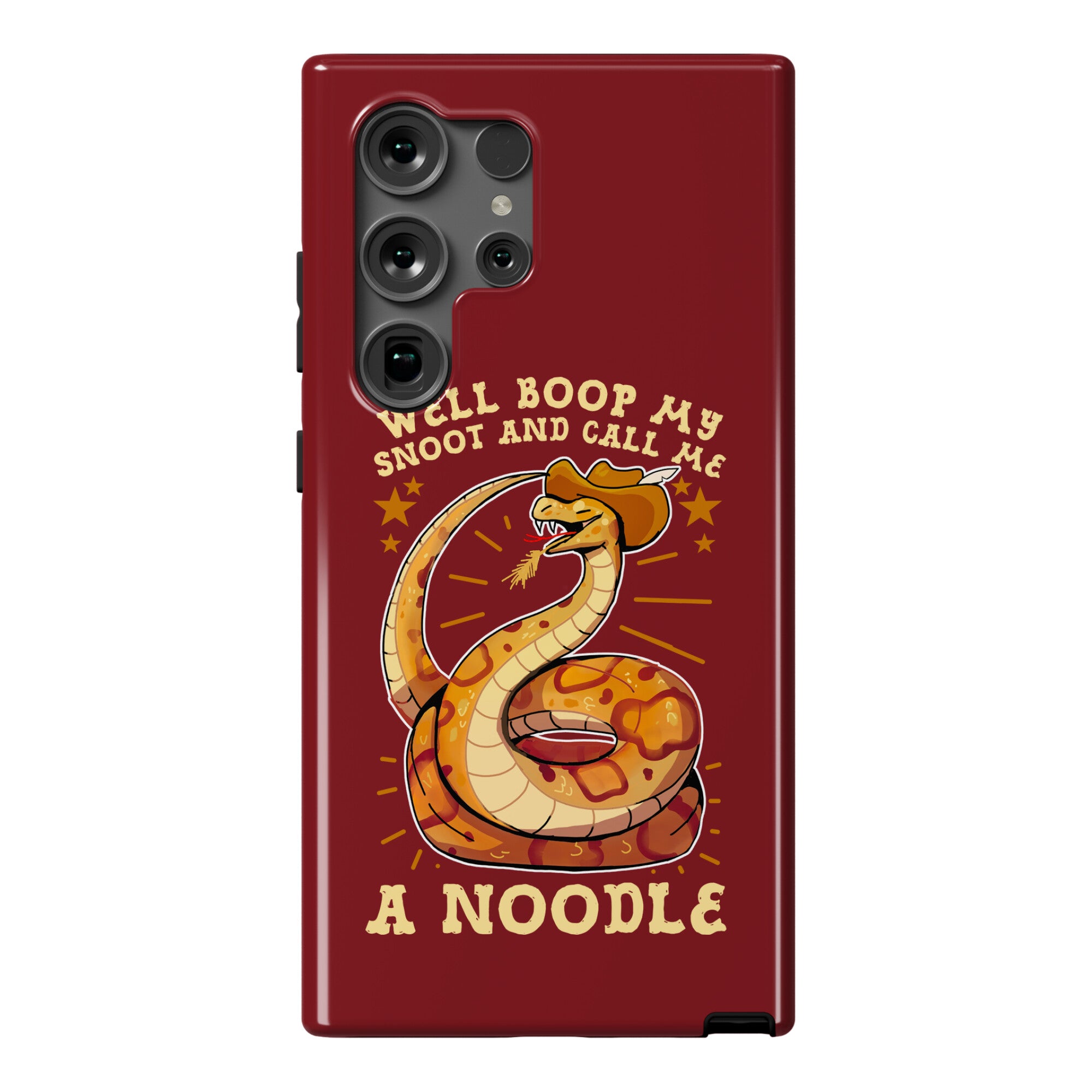 Well Boop My Snoot and Call Me A Noodle!  Phone Case