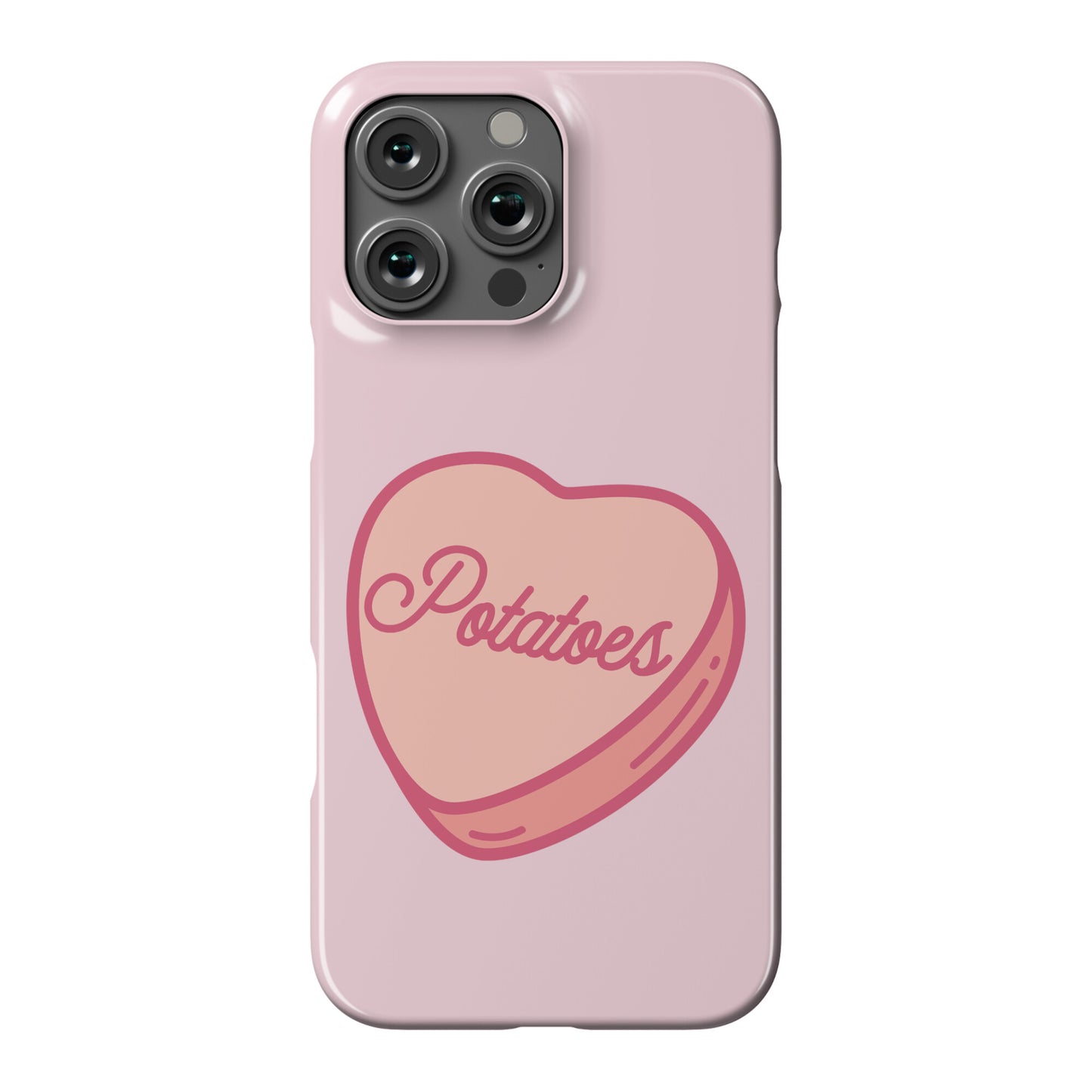 Potatoes Candy Heart Phone Case