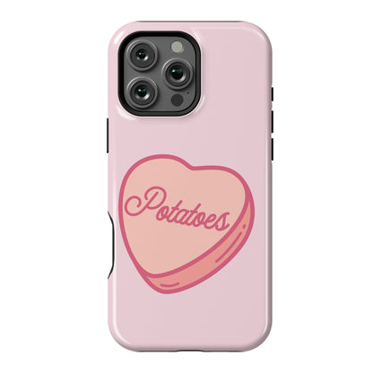 Potatoes Candy Heart Phone Case