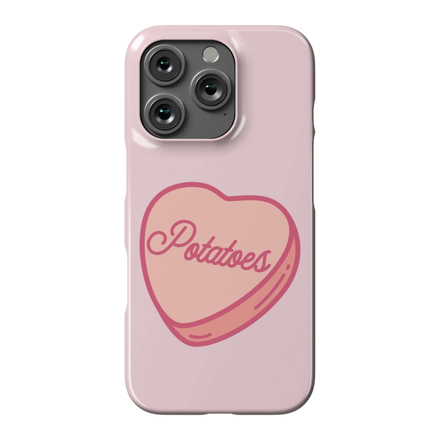 Potatoes Candy Heart Phone Case