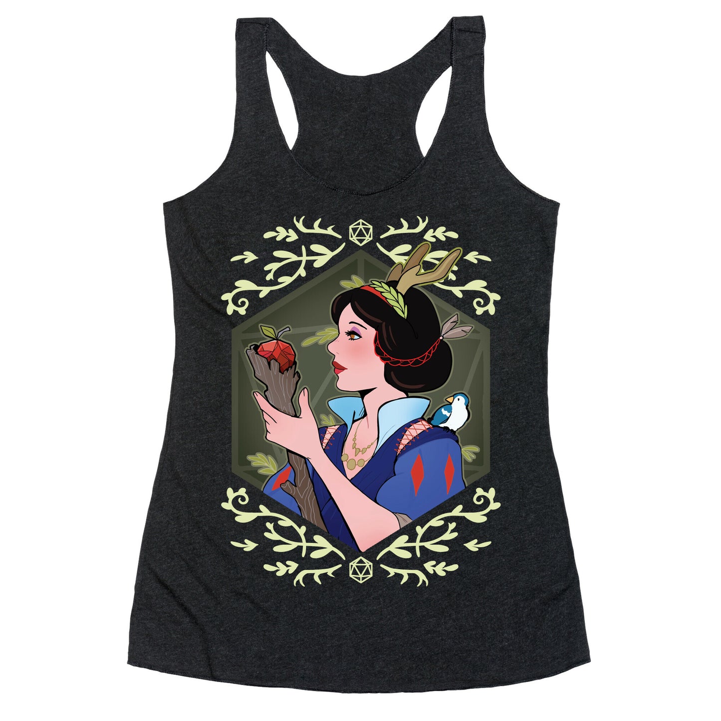 DnD Princesses Snow Druid Racerback Tank