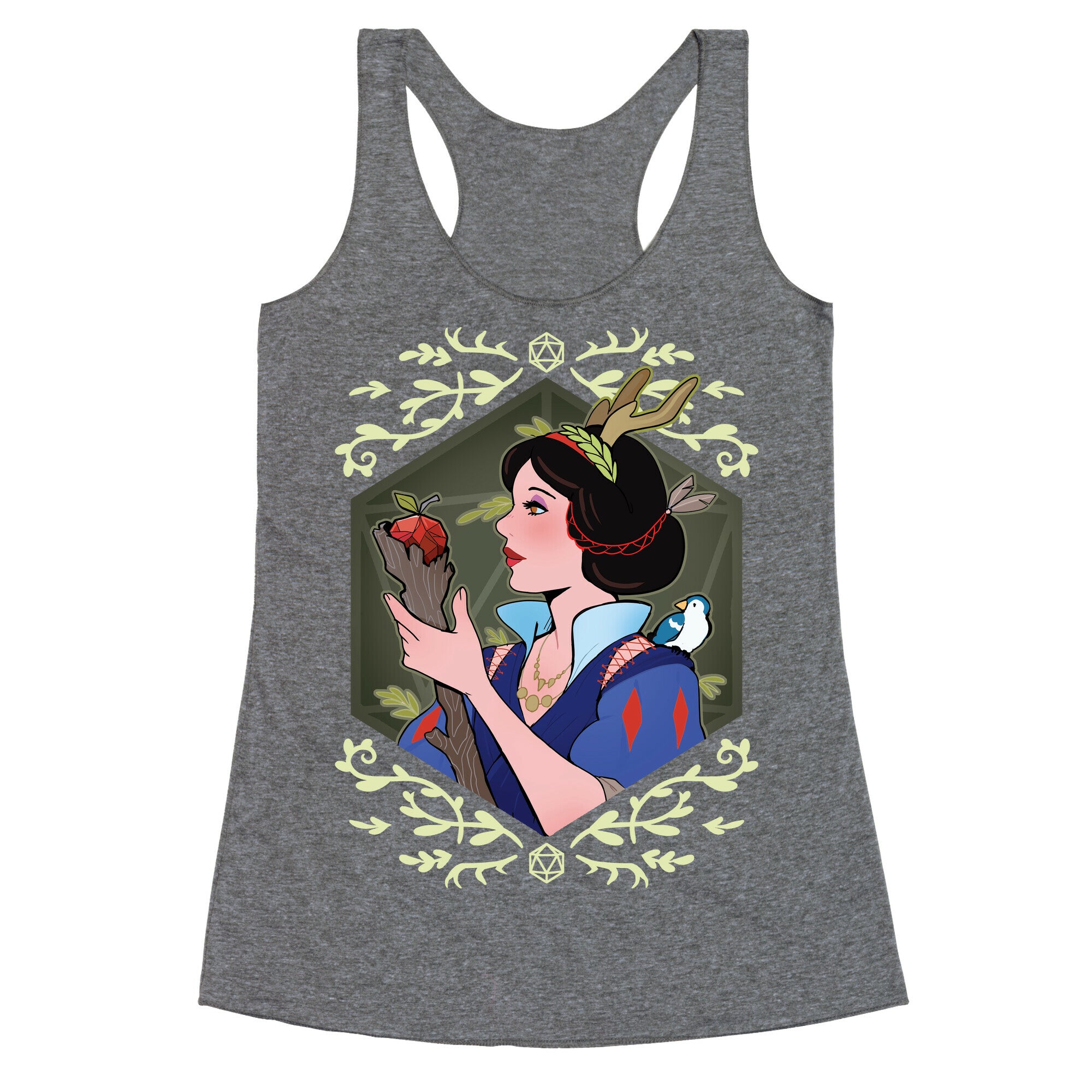 DnD Princesses Snow Druid Racerback Tank