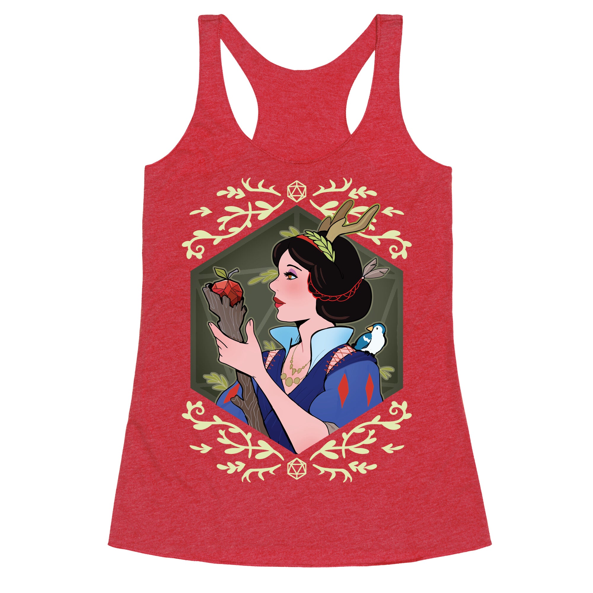 DnD Princesses Snow Druid Racerback Tank