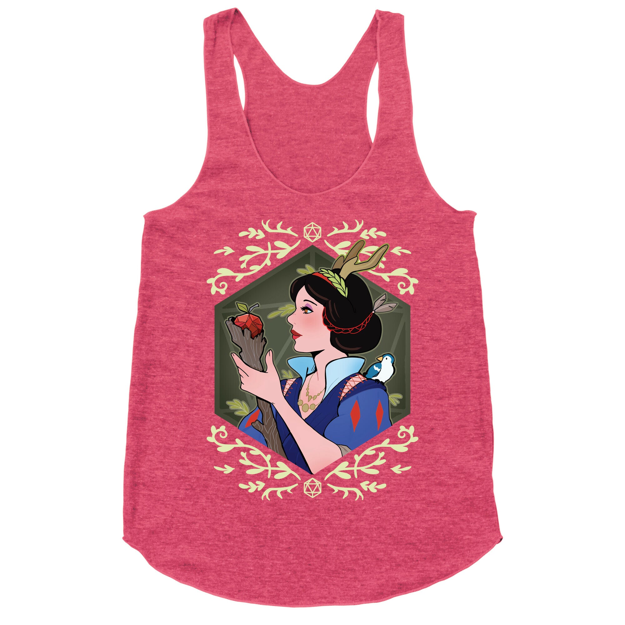 DnD Princesses Snow Druid Racerback Tank