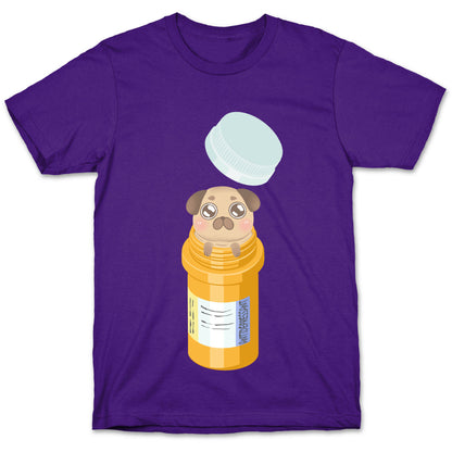 Antidepressant Pug Pill T-Shirt