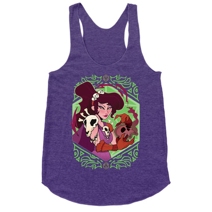 DnD Princesses Meg Necromancer Racerback Tank
