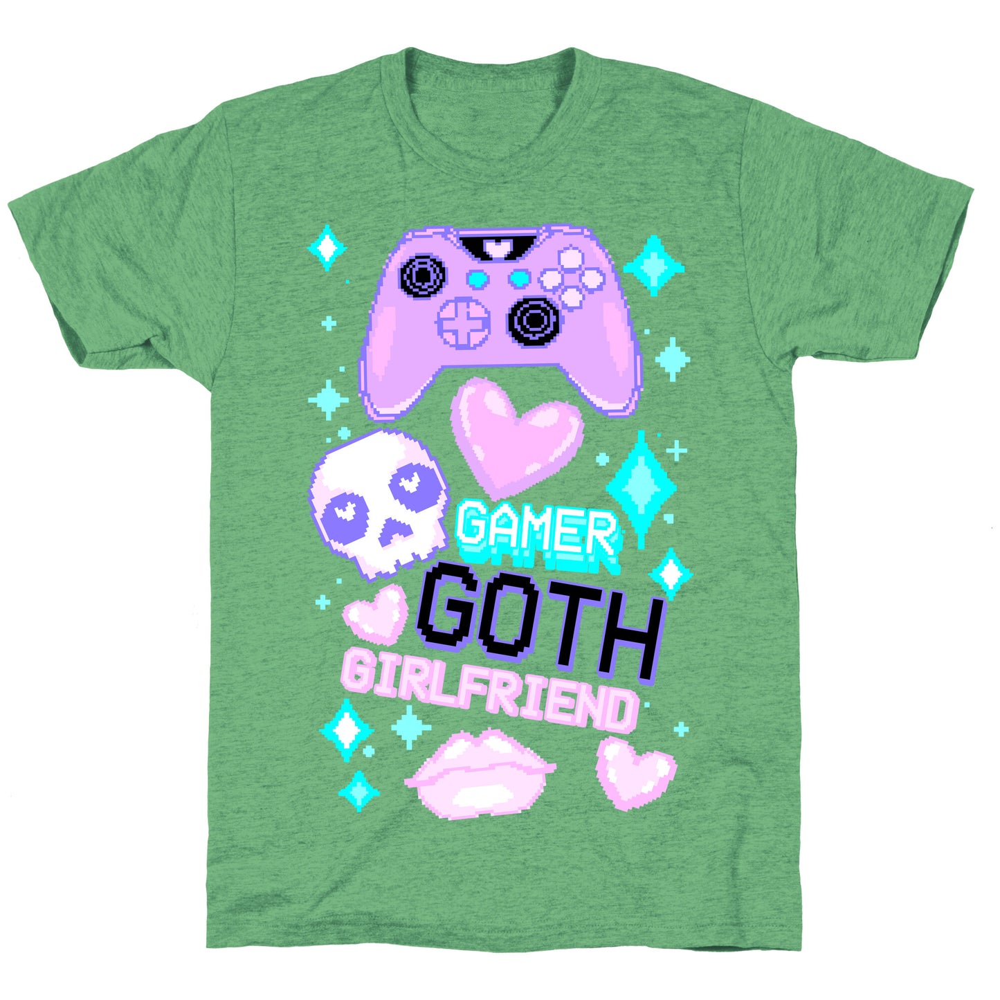 Gamer Goth Girlfriend Unisex Triblend Tee