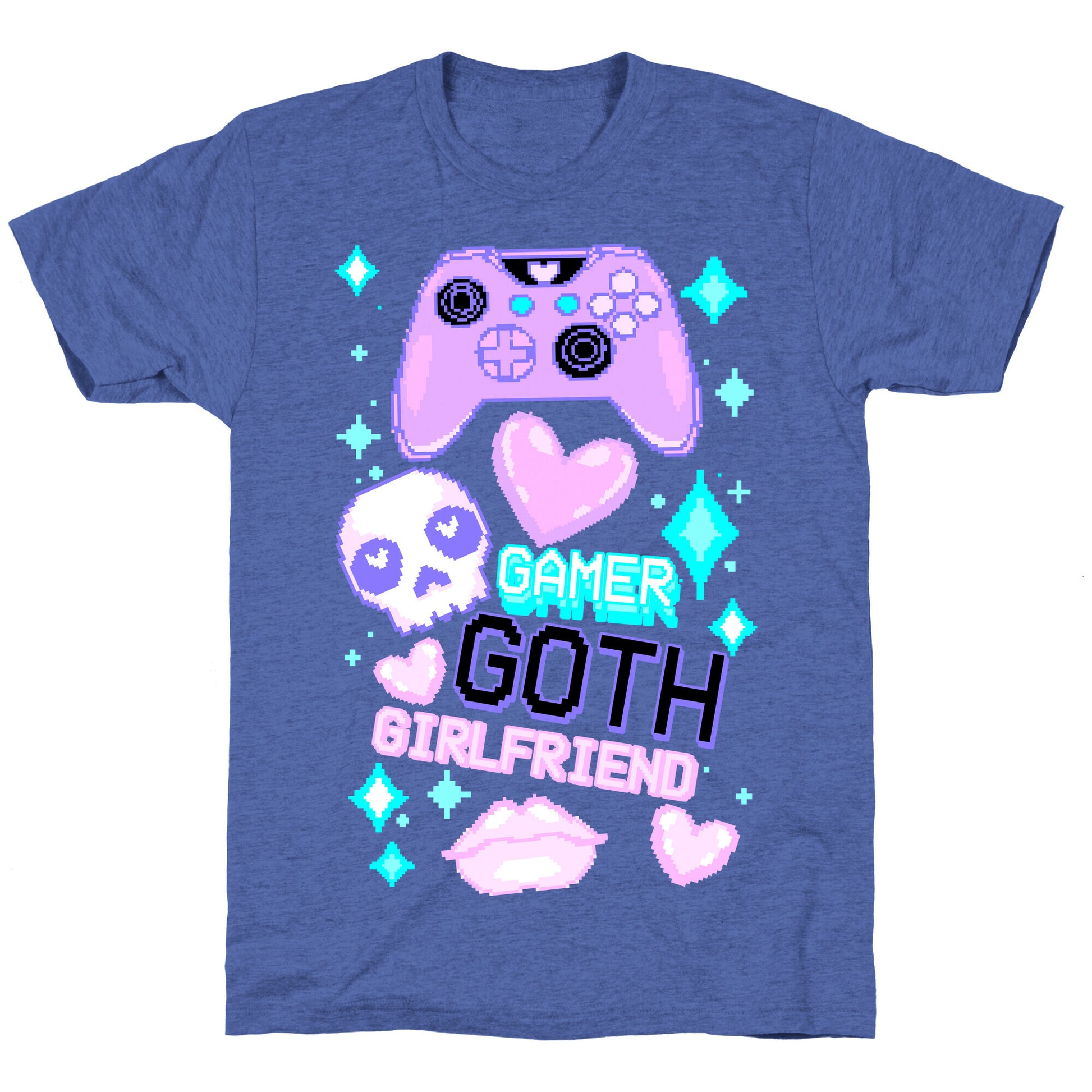 Gamer Goth Girlfriend Unisex Triblend Tee