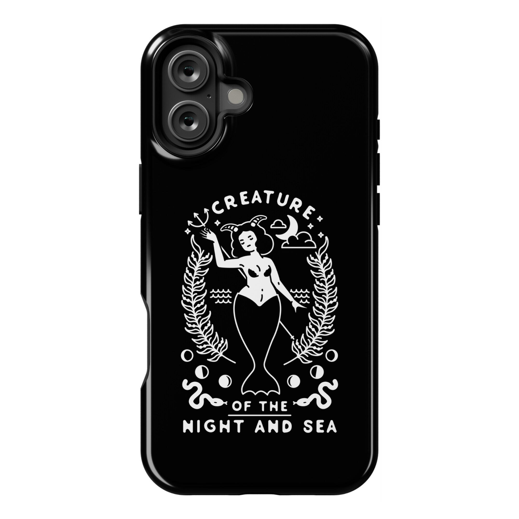 Creature of the Night and Sea Phone Case