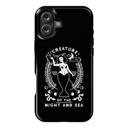 Creature of the Night and Sea Phone Case