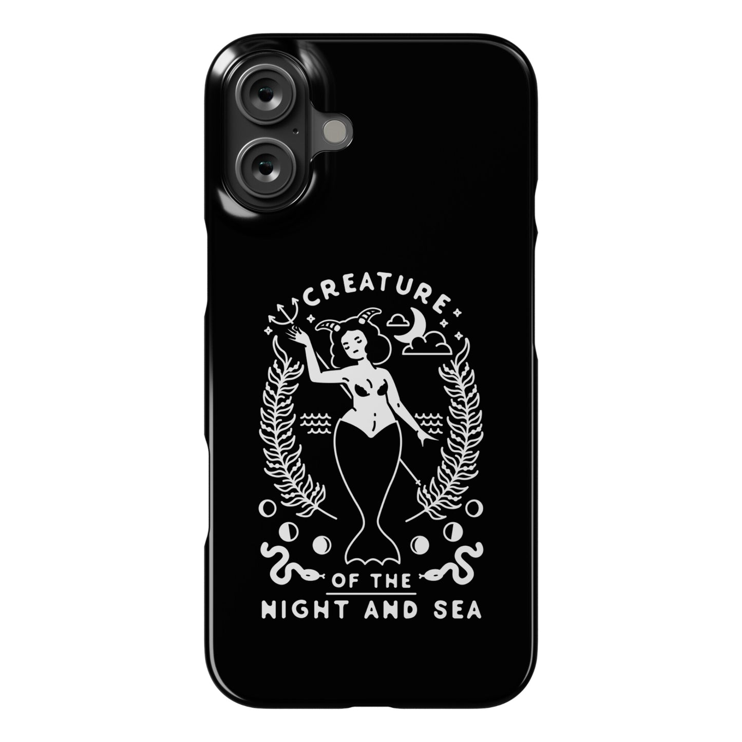 Creature of the Night and Sea Phone Case