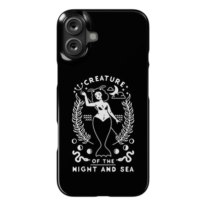 Creature of the Night and Sea Phone Case