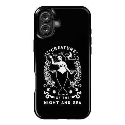 Creature of the Night and Sea Phone Case