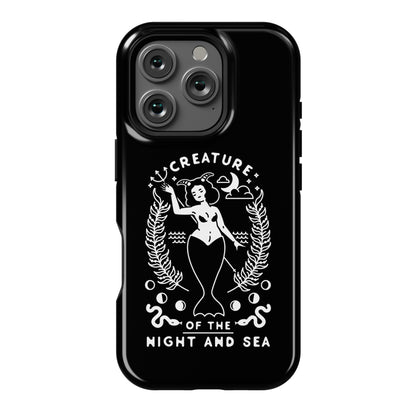 Creature of the Night and Sea Phone Case