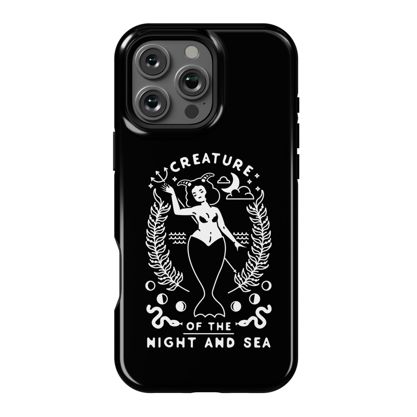 Creature of the Night and Sea Phone Case