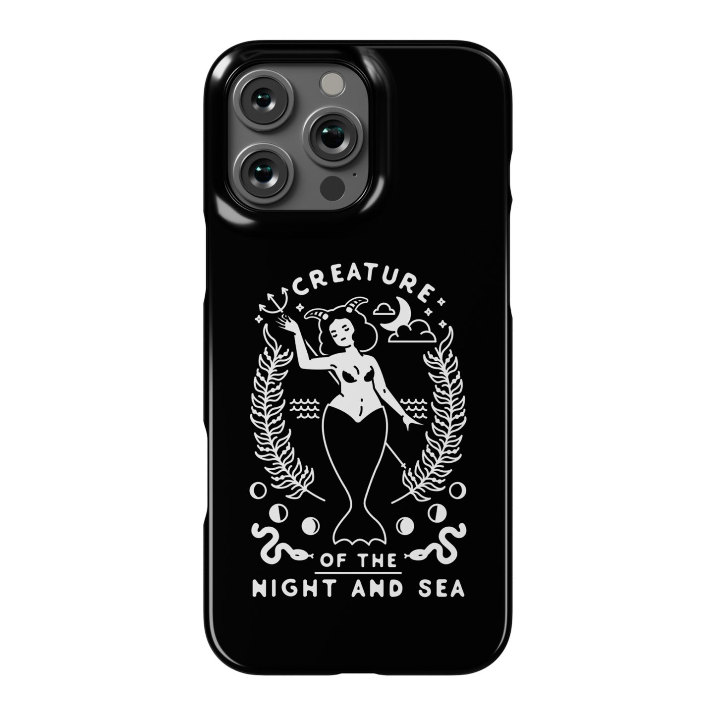 Creature of the Night and Sea Phone Case