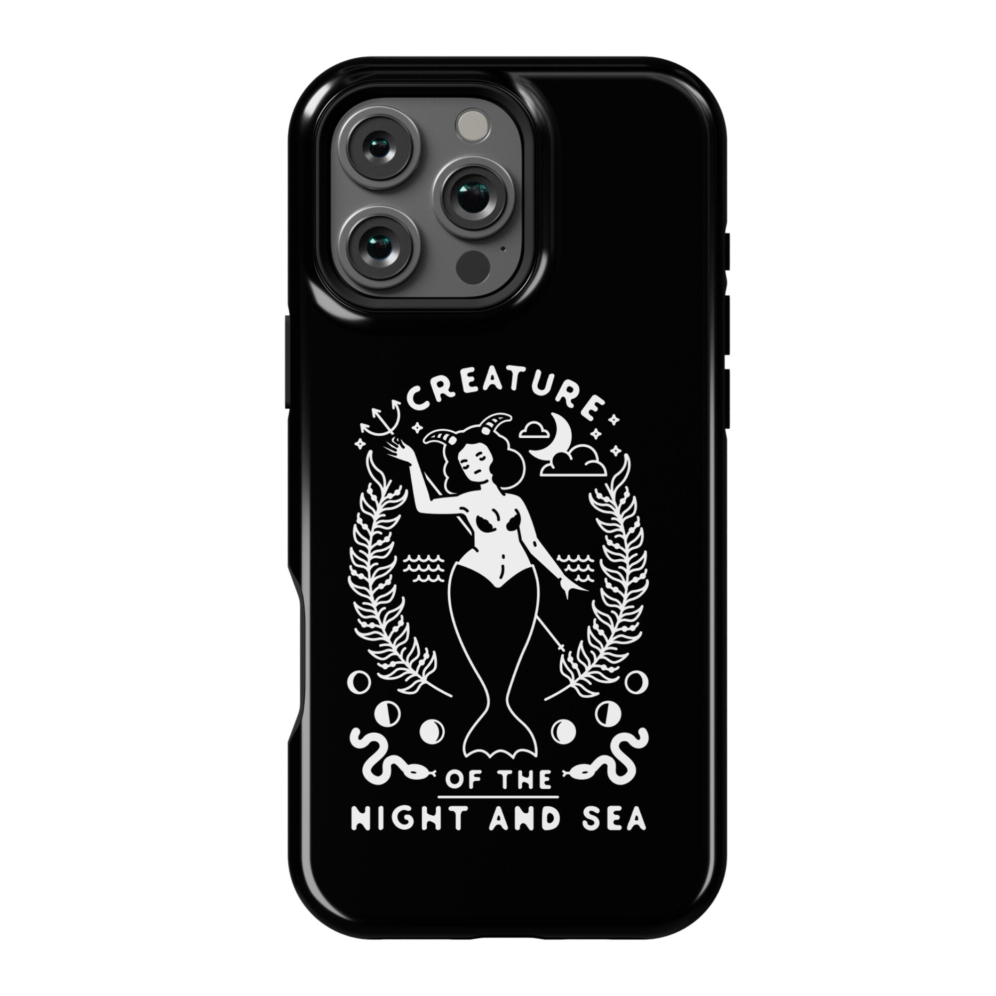 Creature of the Night and Sea Phone Case