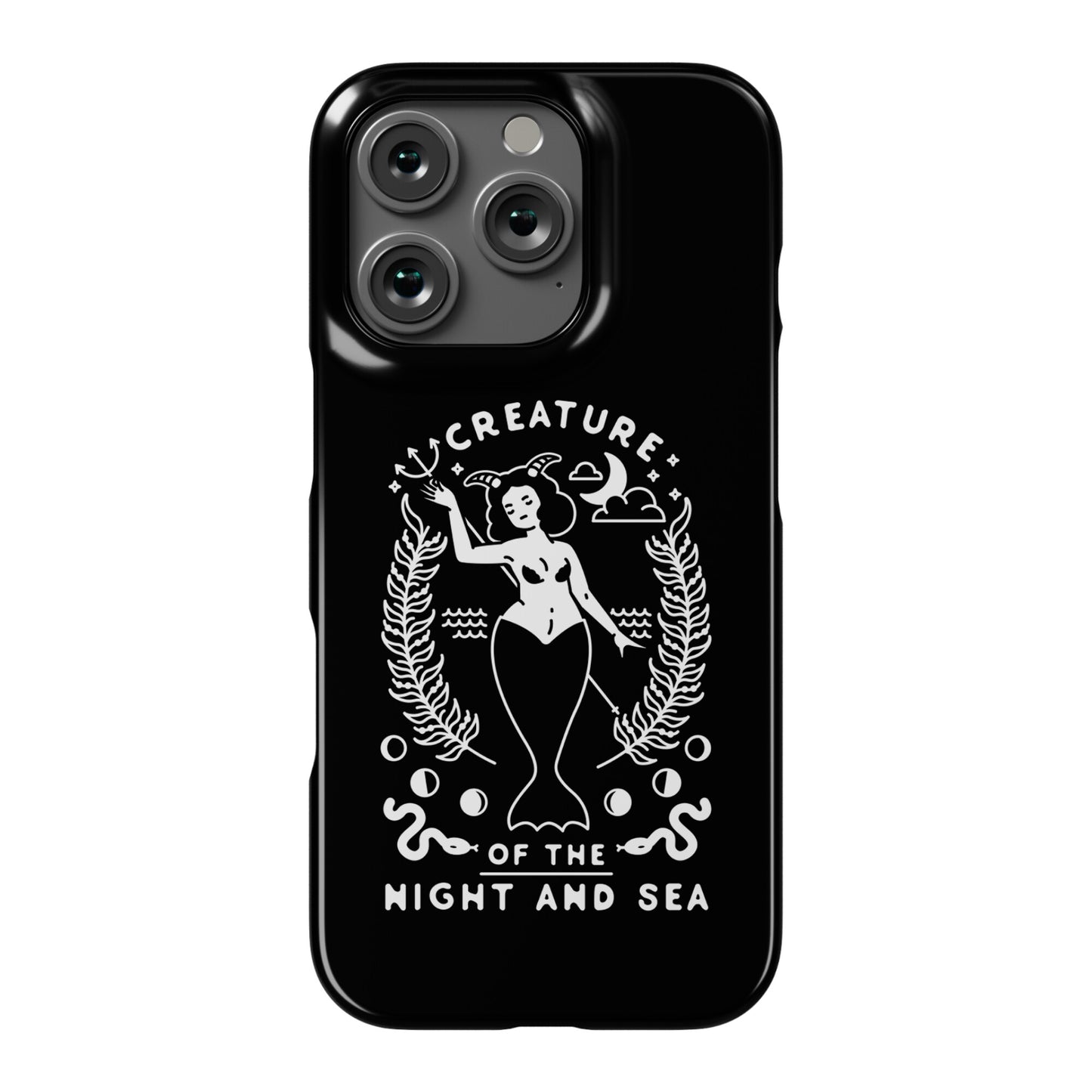 Creature of the Night and Sea Phone Case
