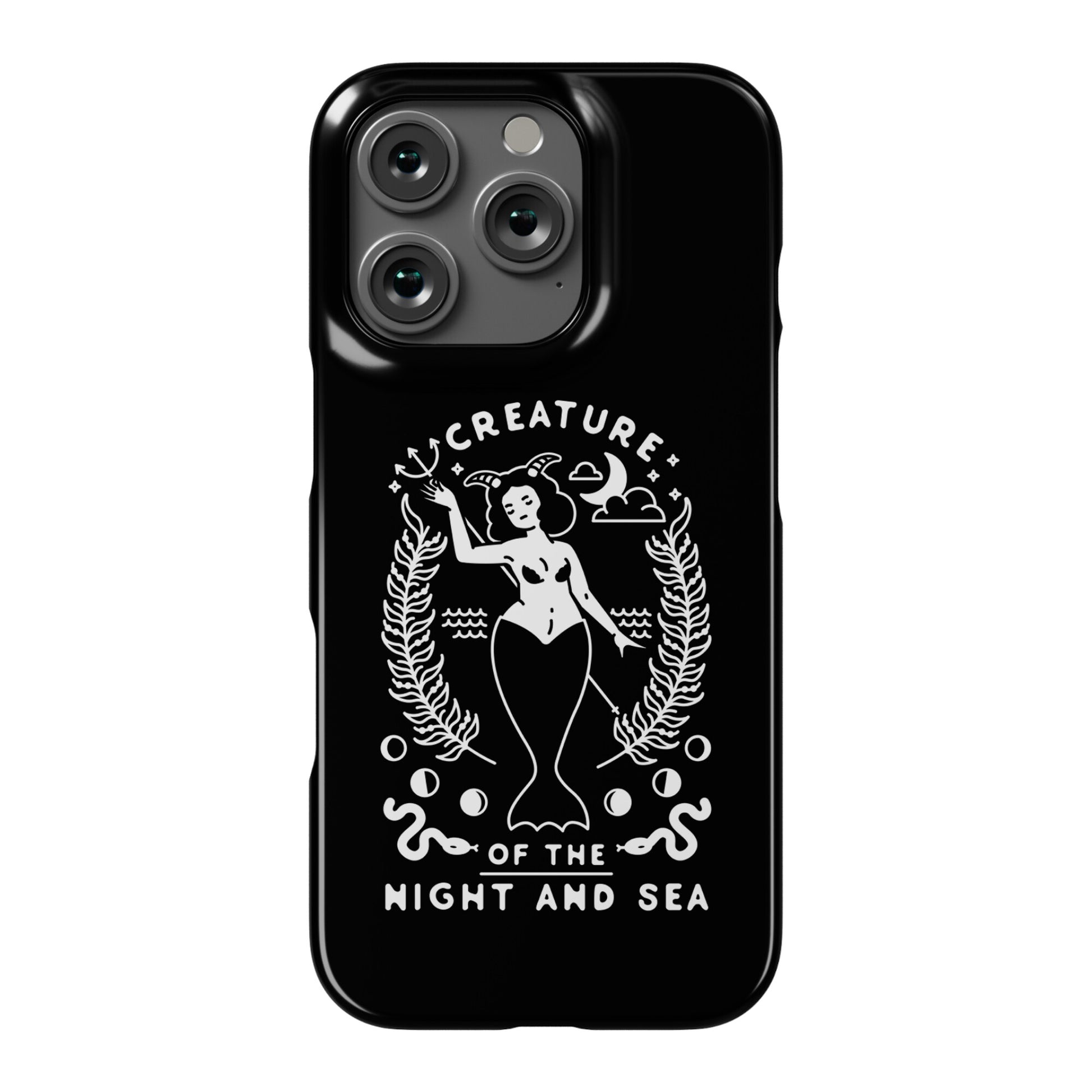 Creature of the Night and Sea Phone Case