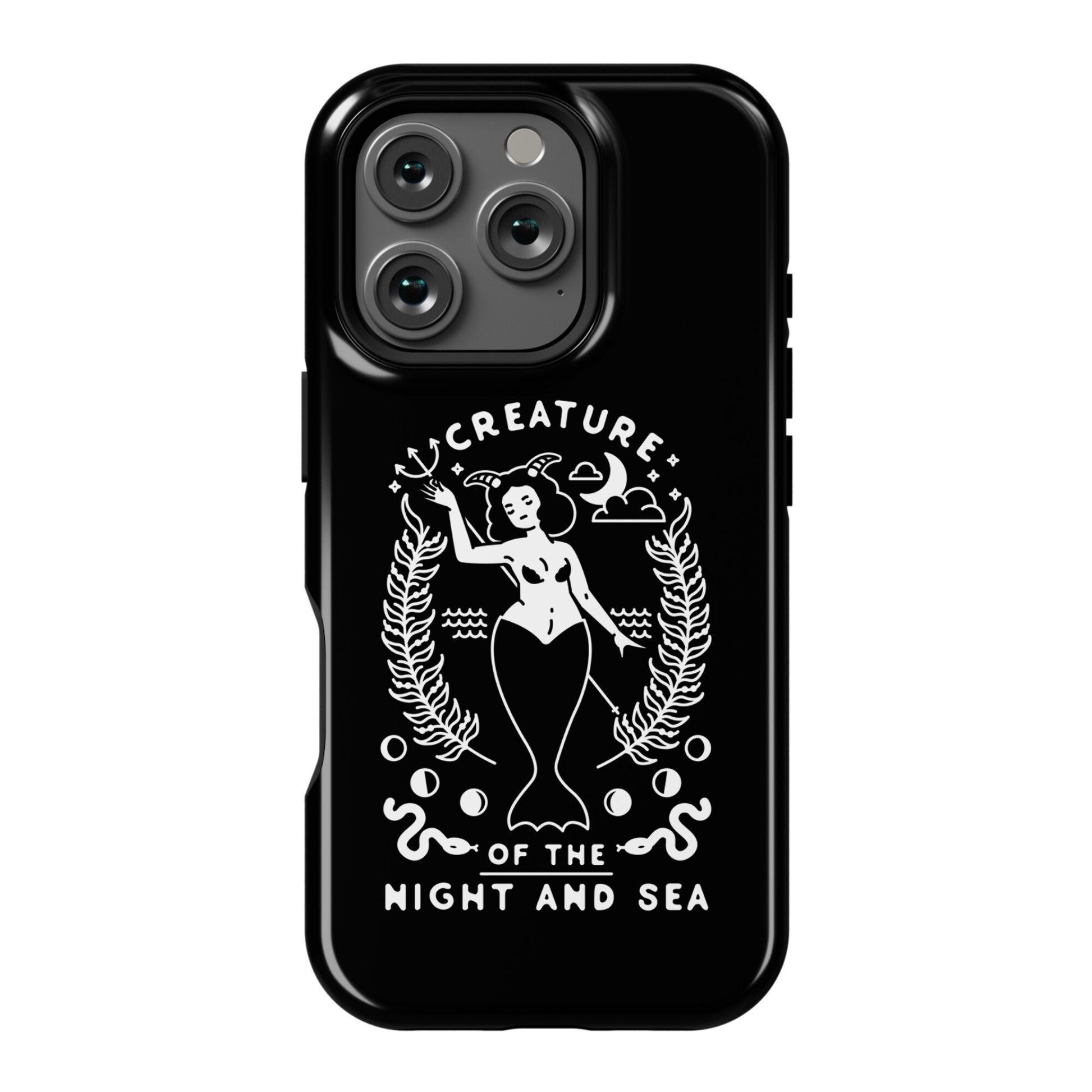 Creature of the Night and Sea Phone Case