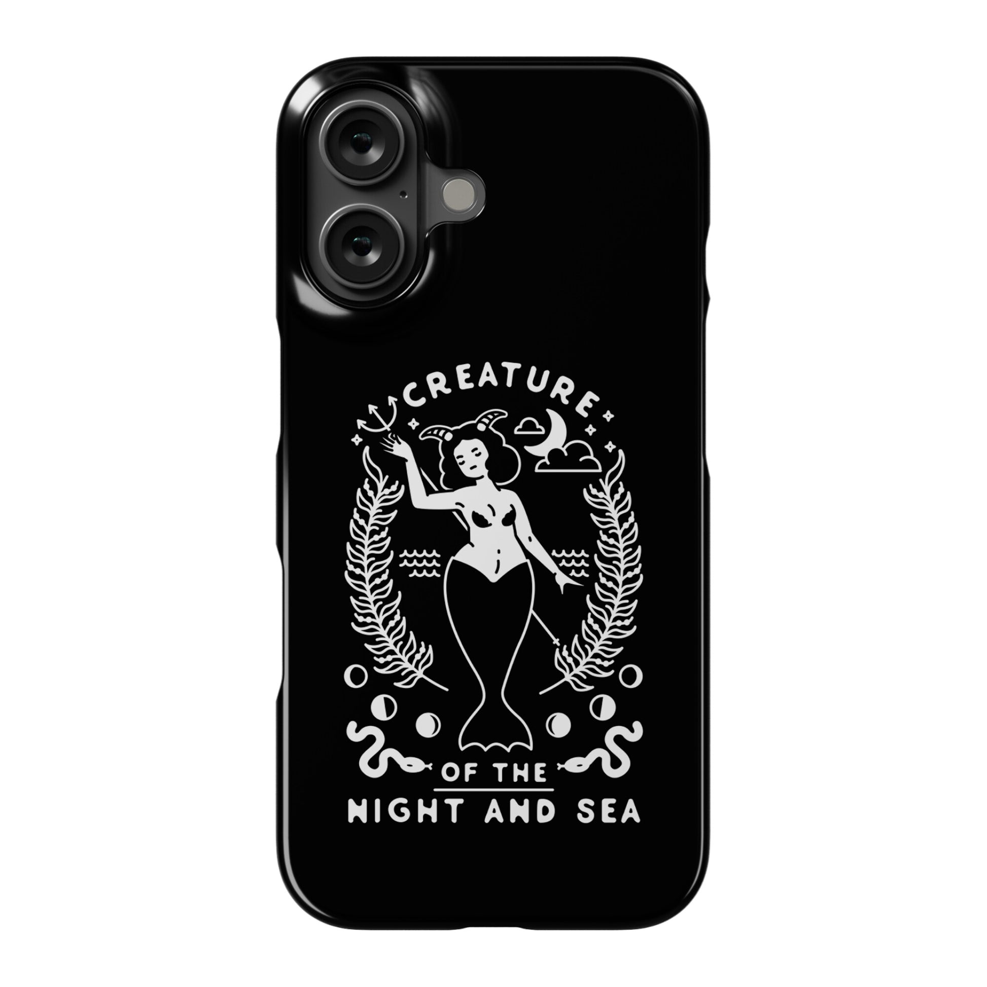 Creature of the Night and Sea Phone Case