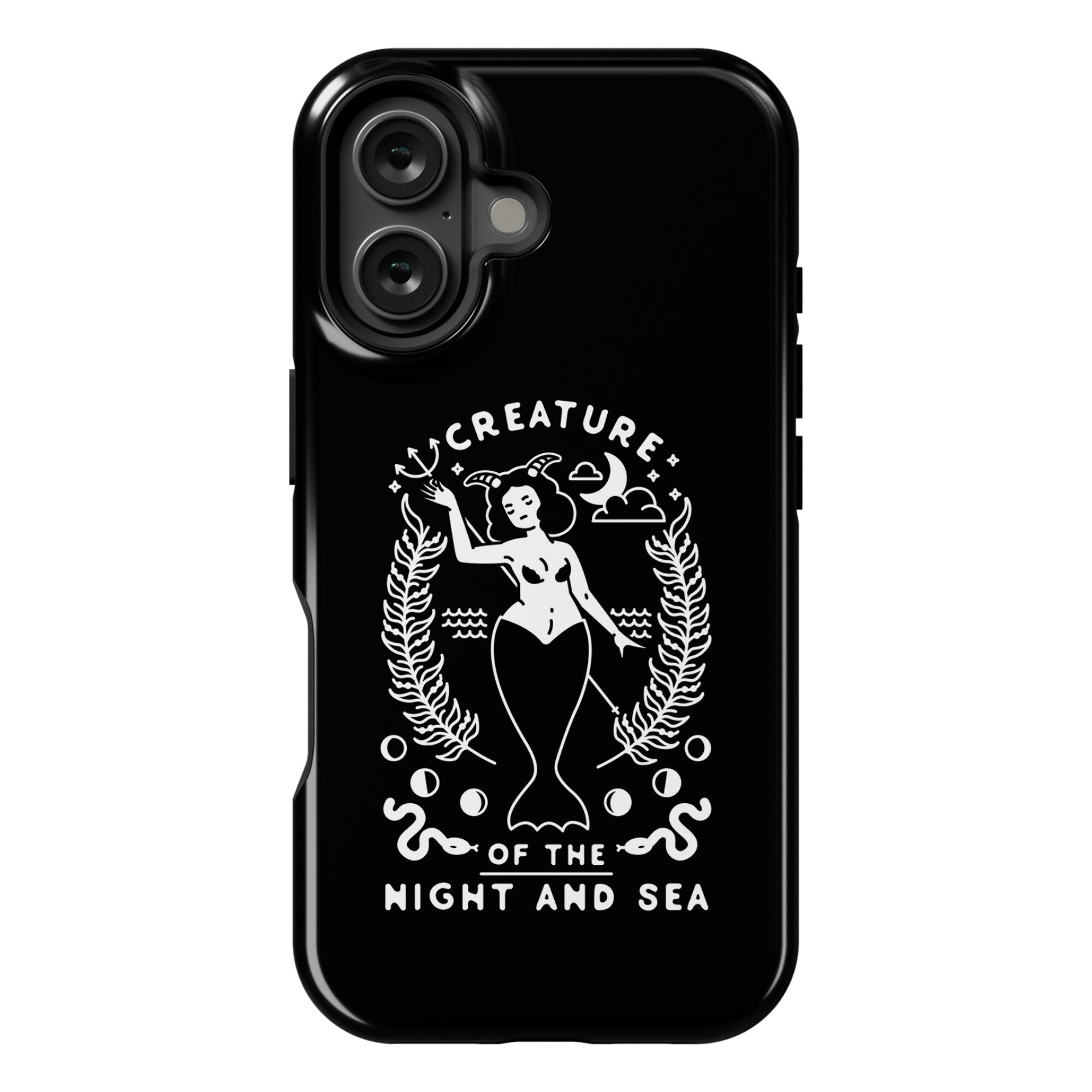 Creature of the Night and Sea Phone Case