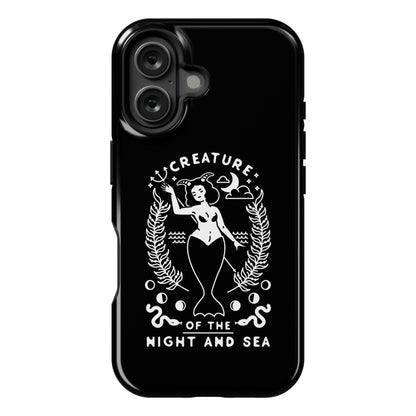 Creature of the Night and Sea Phone Case