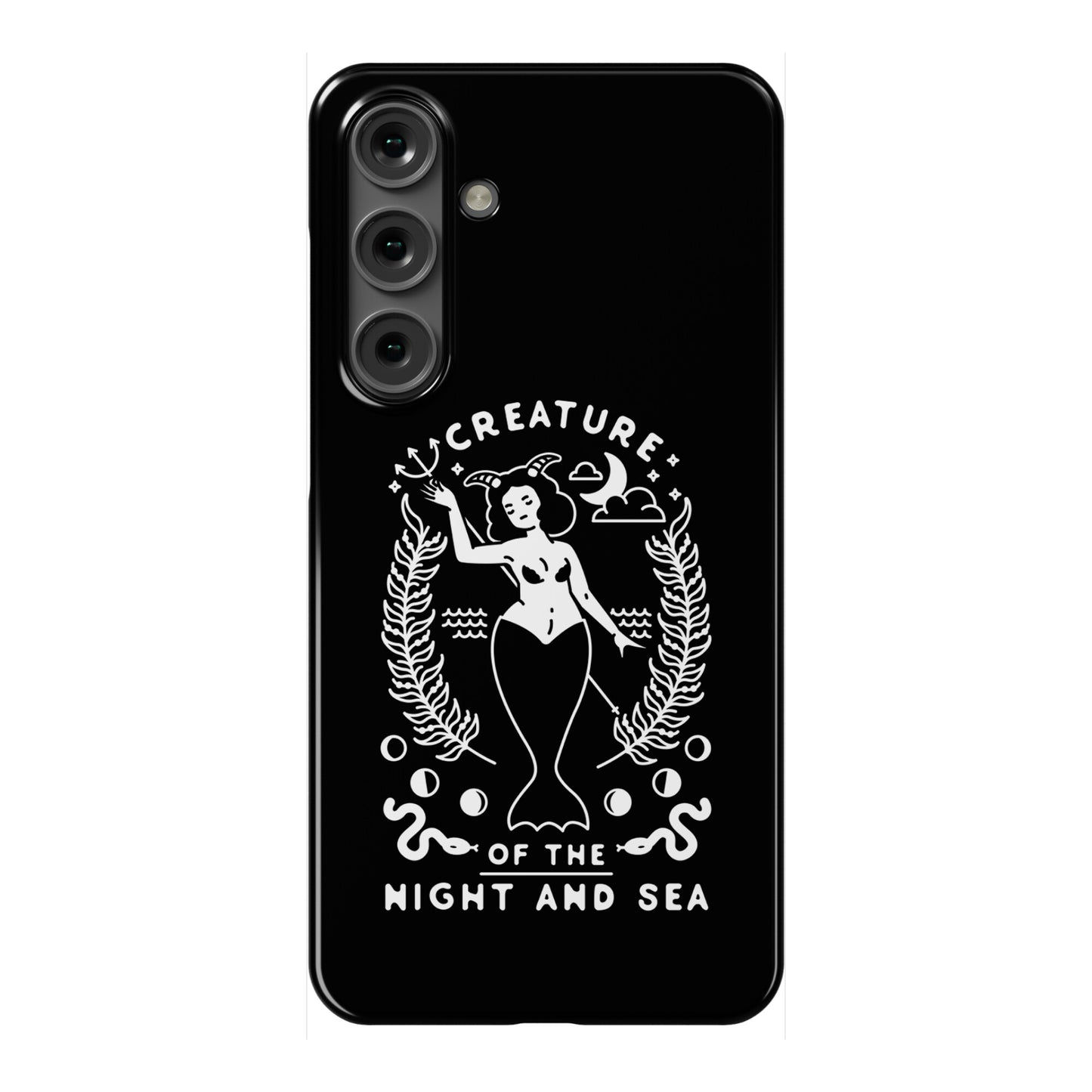 Creature of the Night and Sea Phone Case