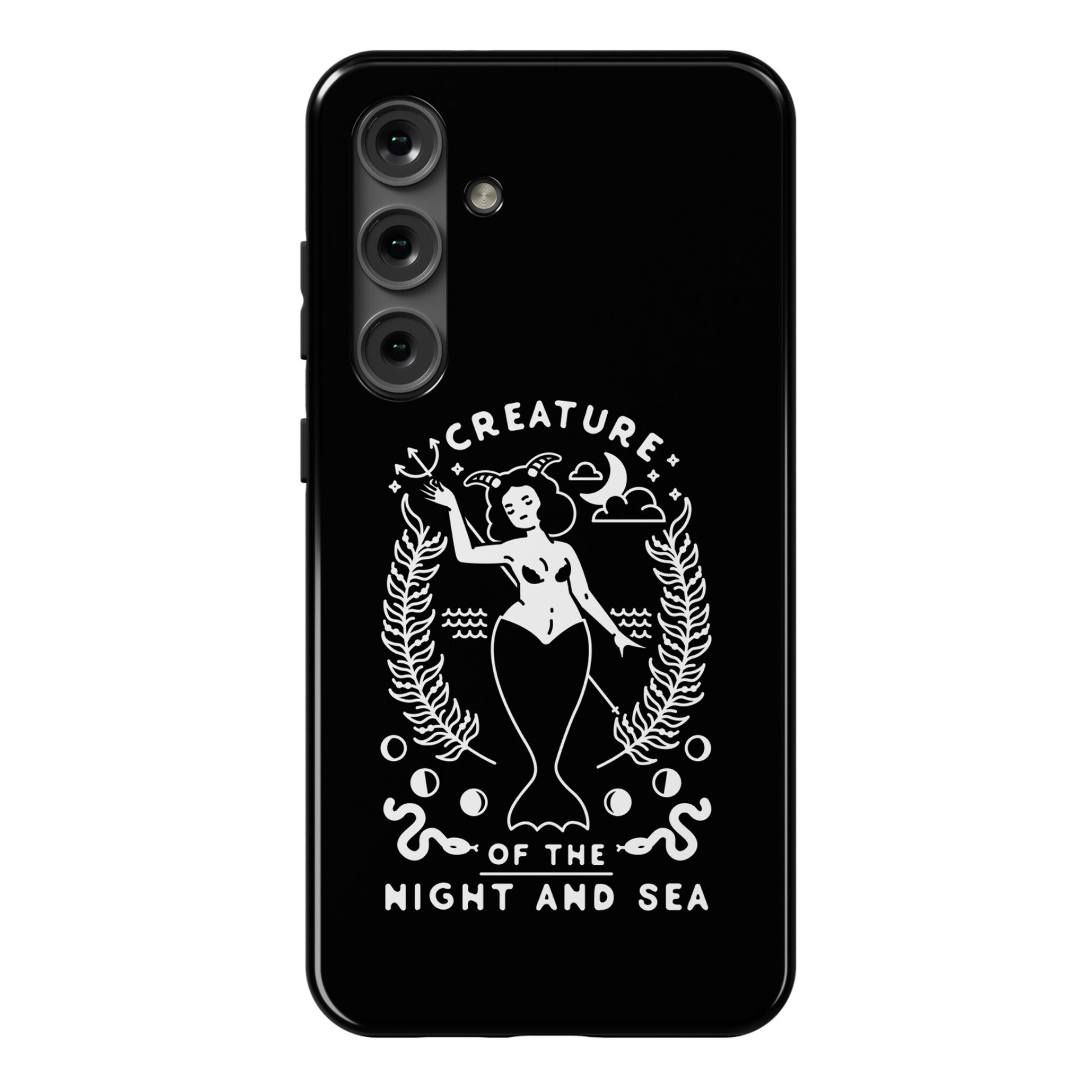 Creature of the Night and Sea Phone Case