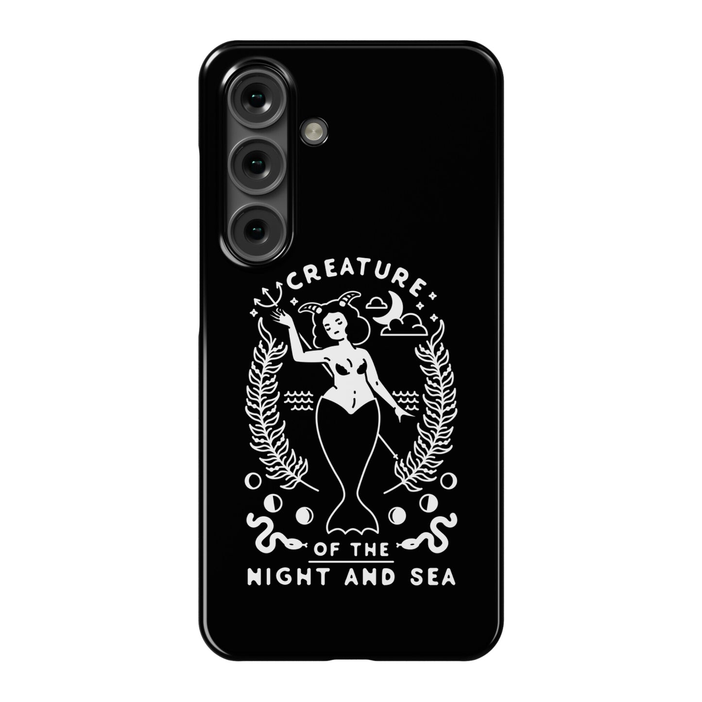 Creature of the Night and Sea Phone Case