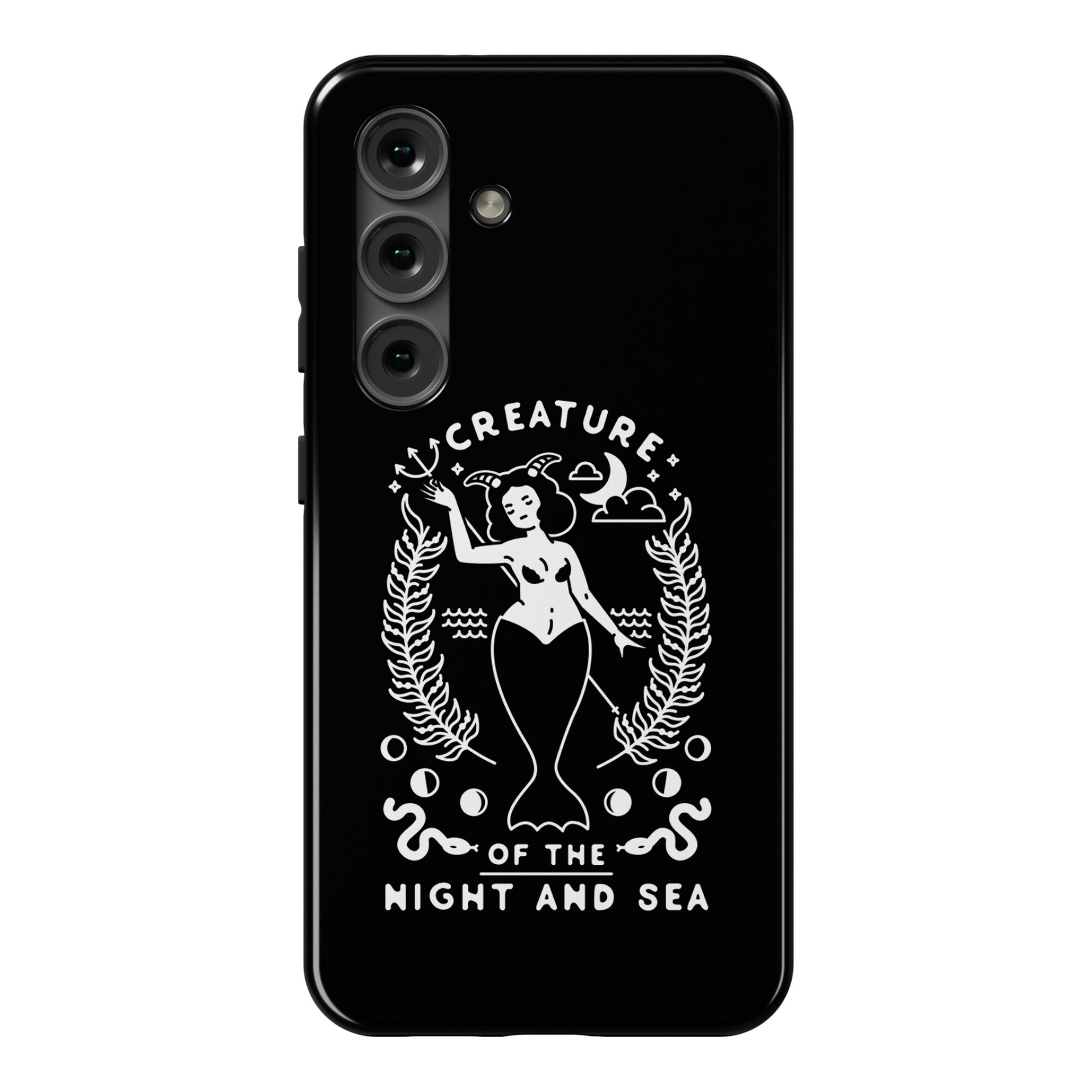 Creature of the Night and Sea Phone Case