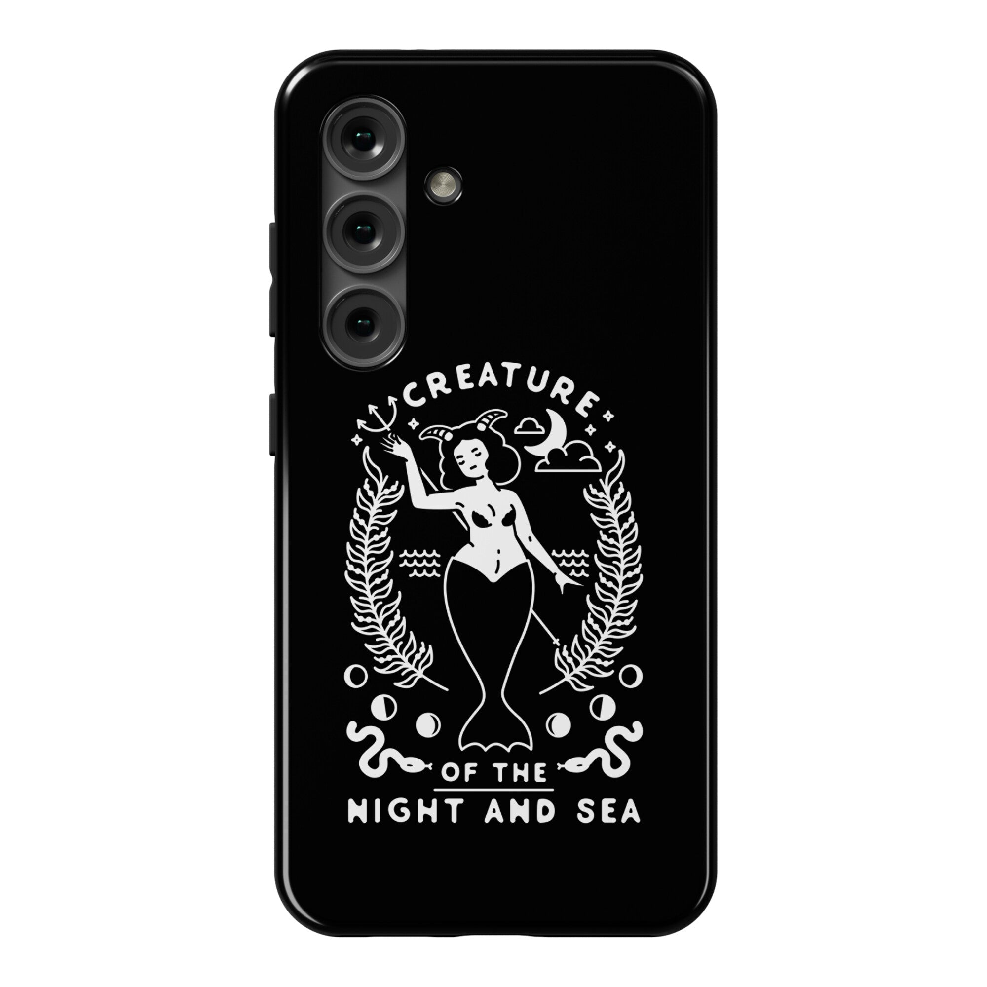 Creature of the Night and Sea Phone Case