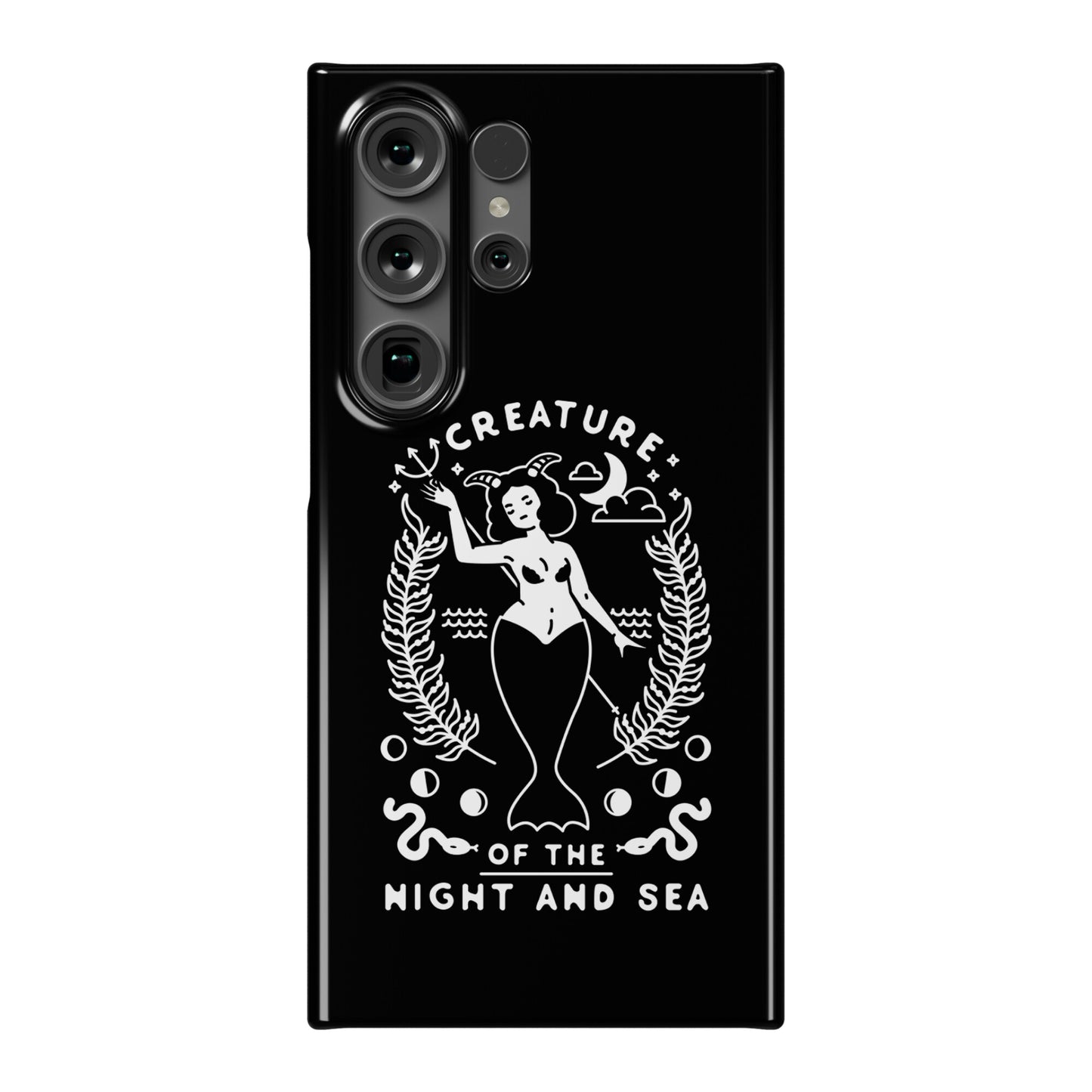 Creature of the Night and Sea Phone Case