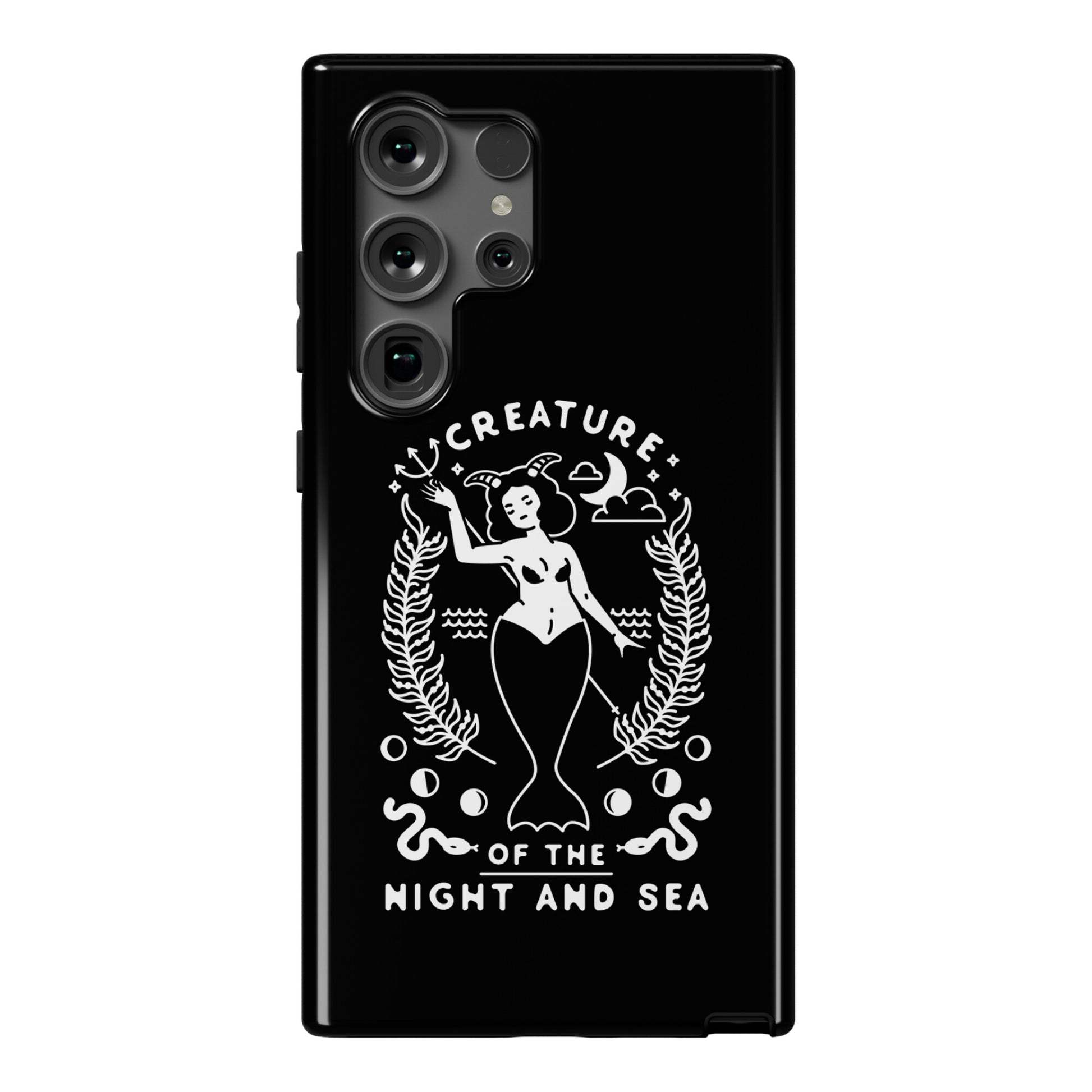 Creature of the Night and Sea Phone Case