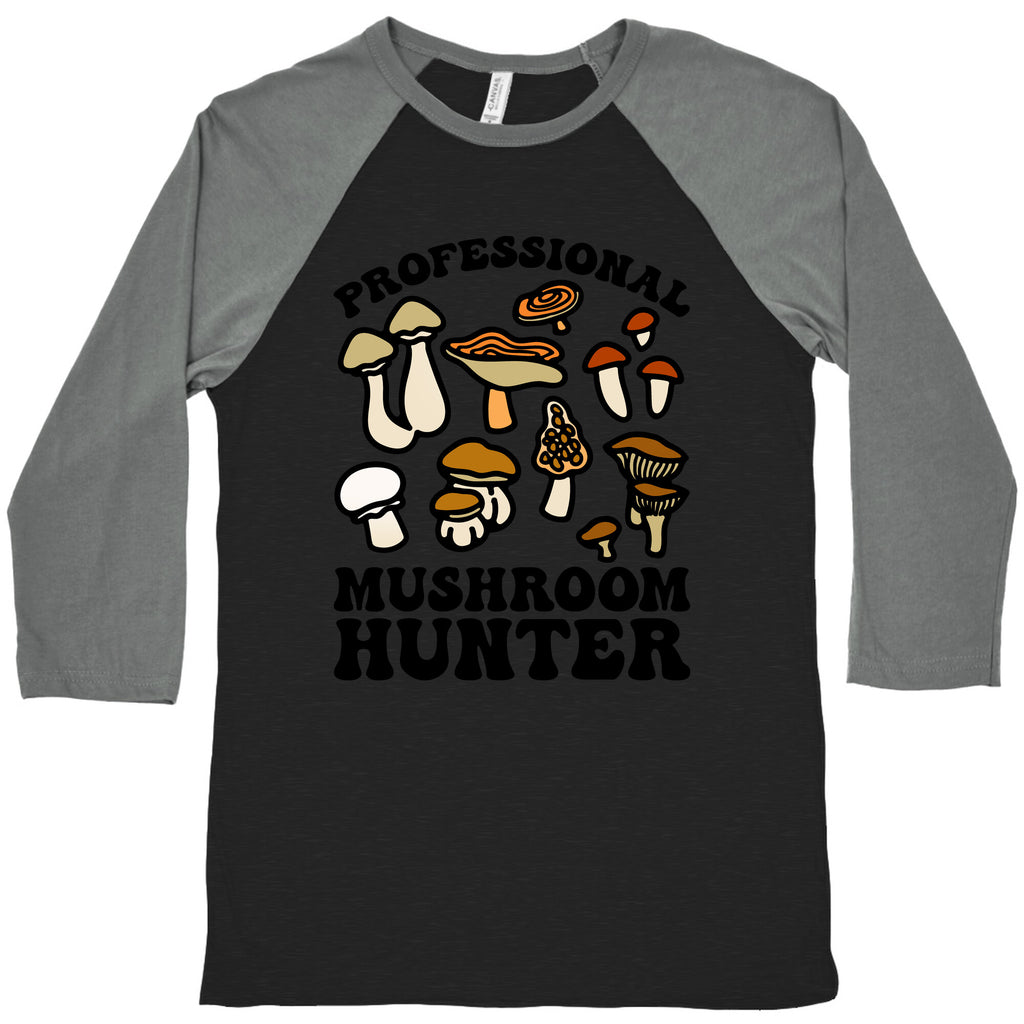Professional Mushroom Hunter Baseball Tee