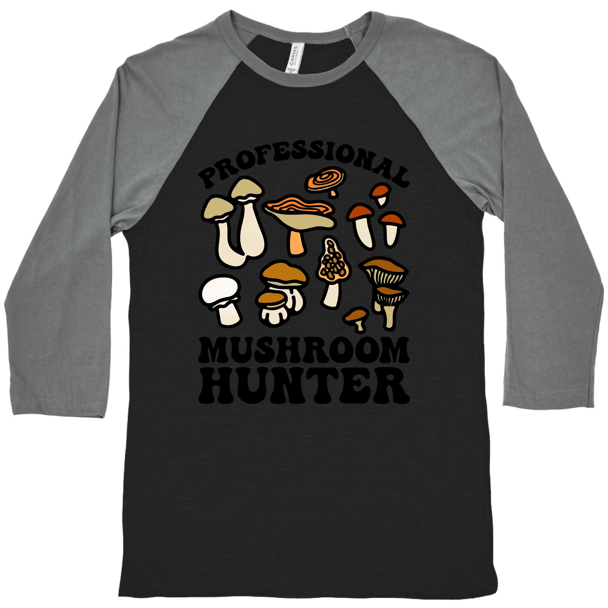 Professional Mushroom Hunter Baseball Tee