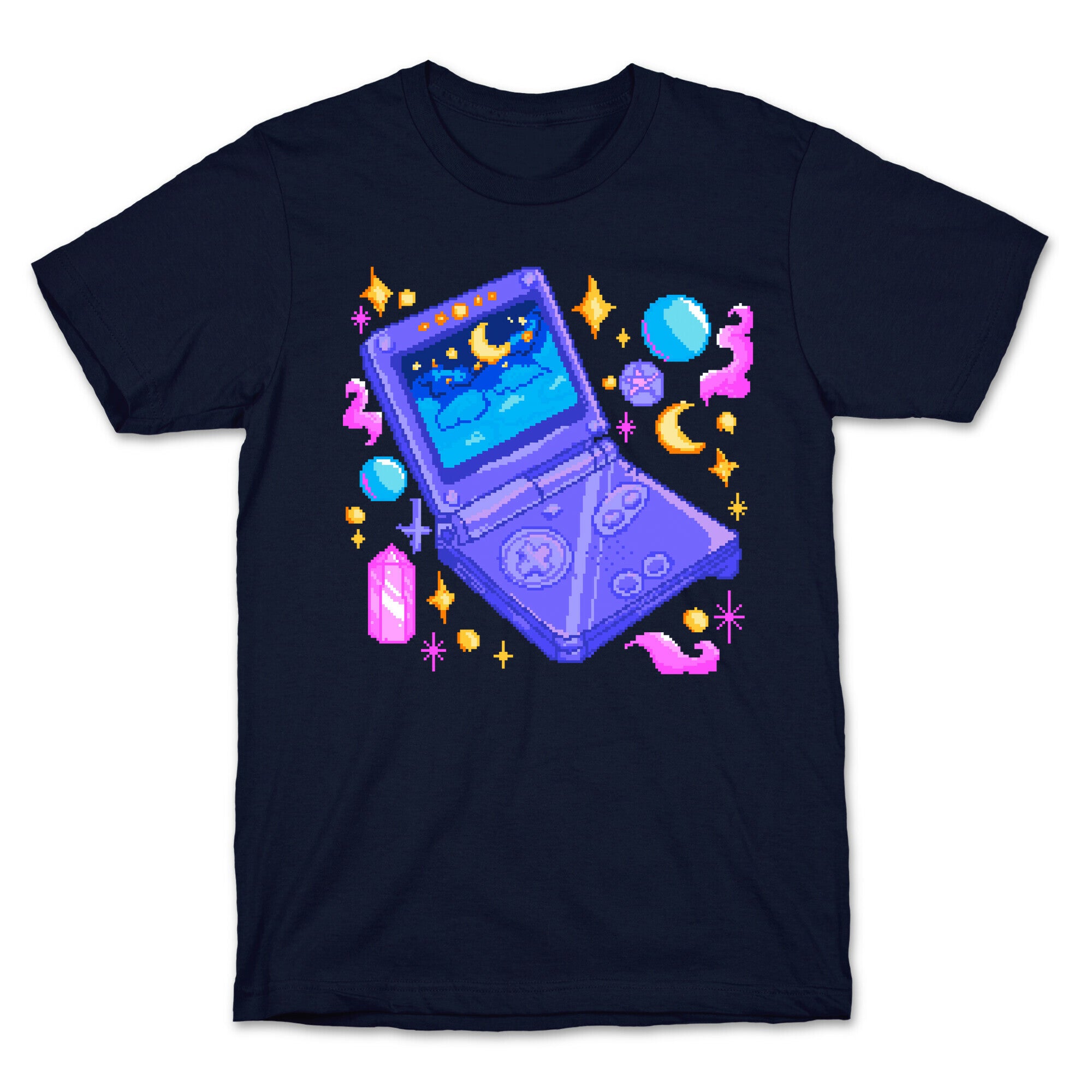 Pixelated Witchy Game Boy  T-Shirt