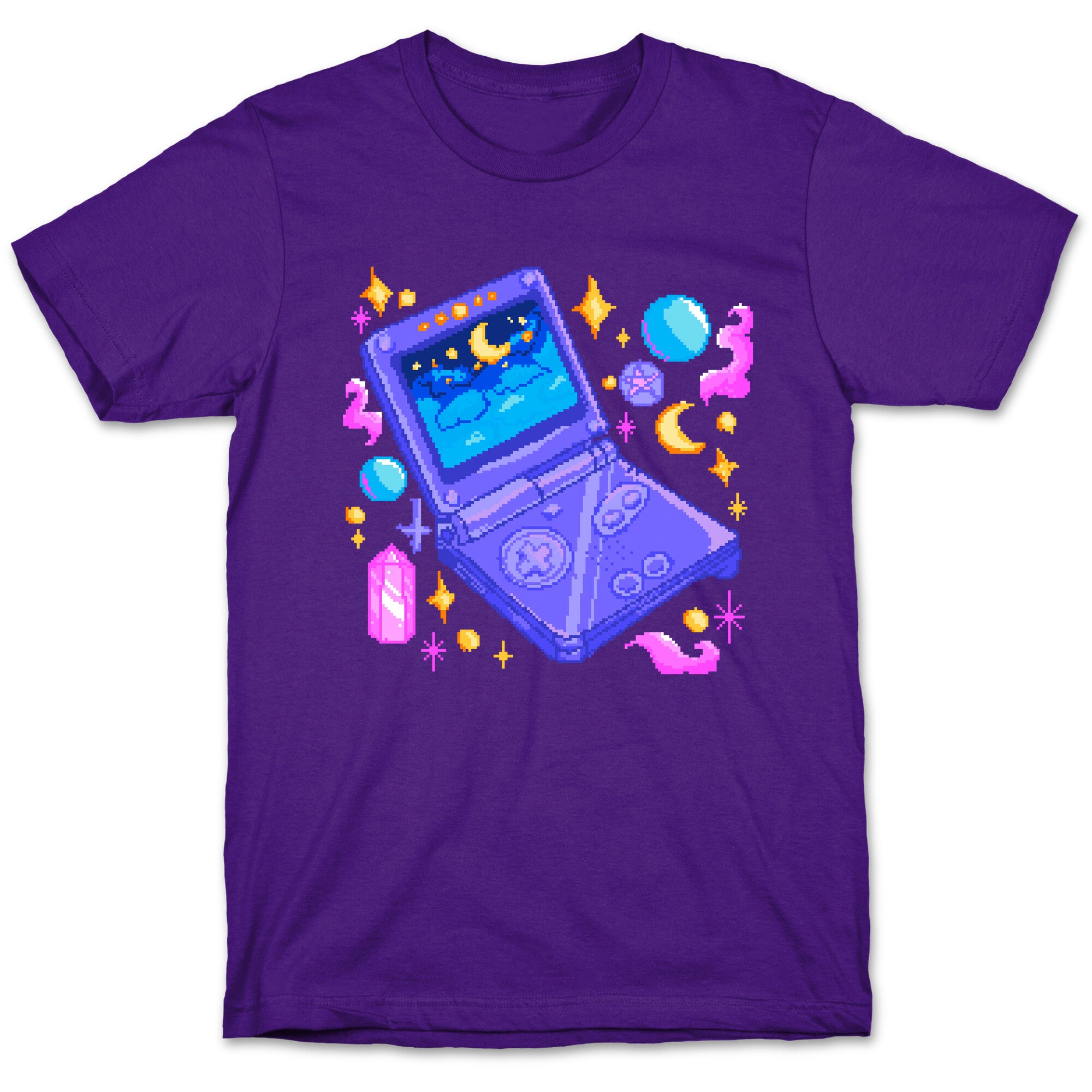 Pixelated Witchy Game Boy  T-Shirt