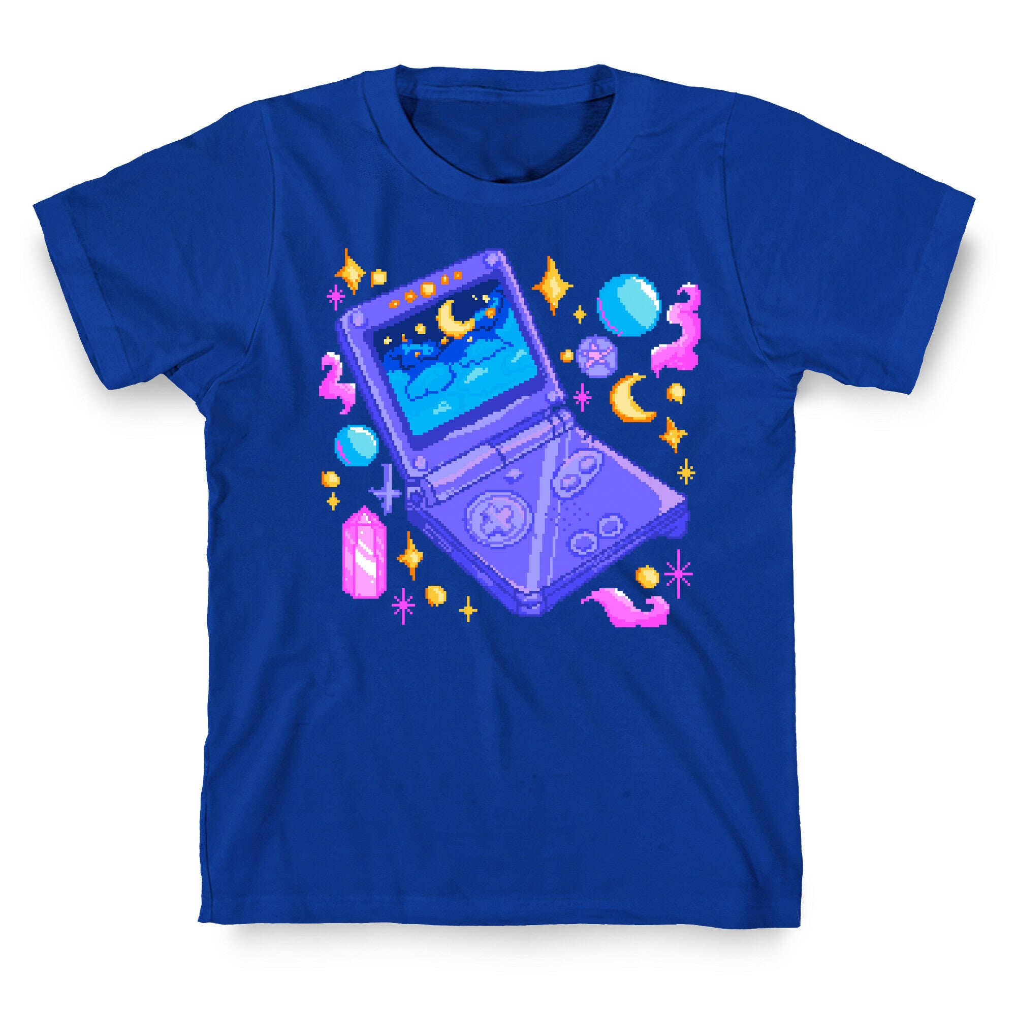 Pixelated Witchy Game Boy  T-Shirt