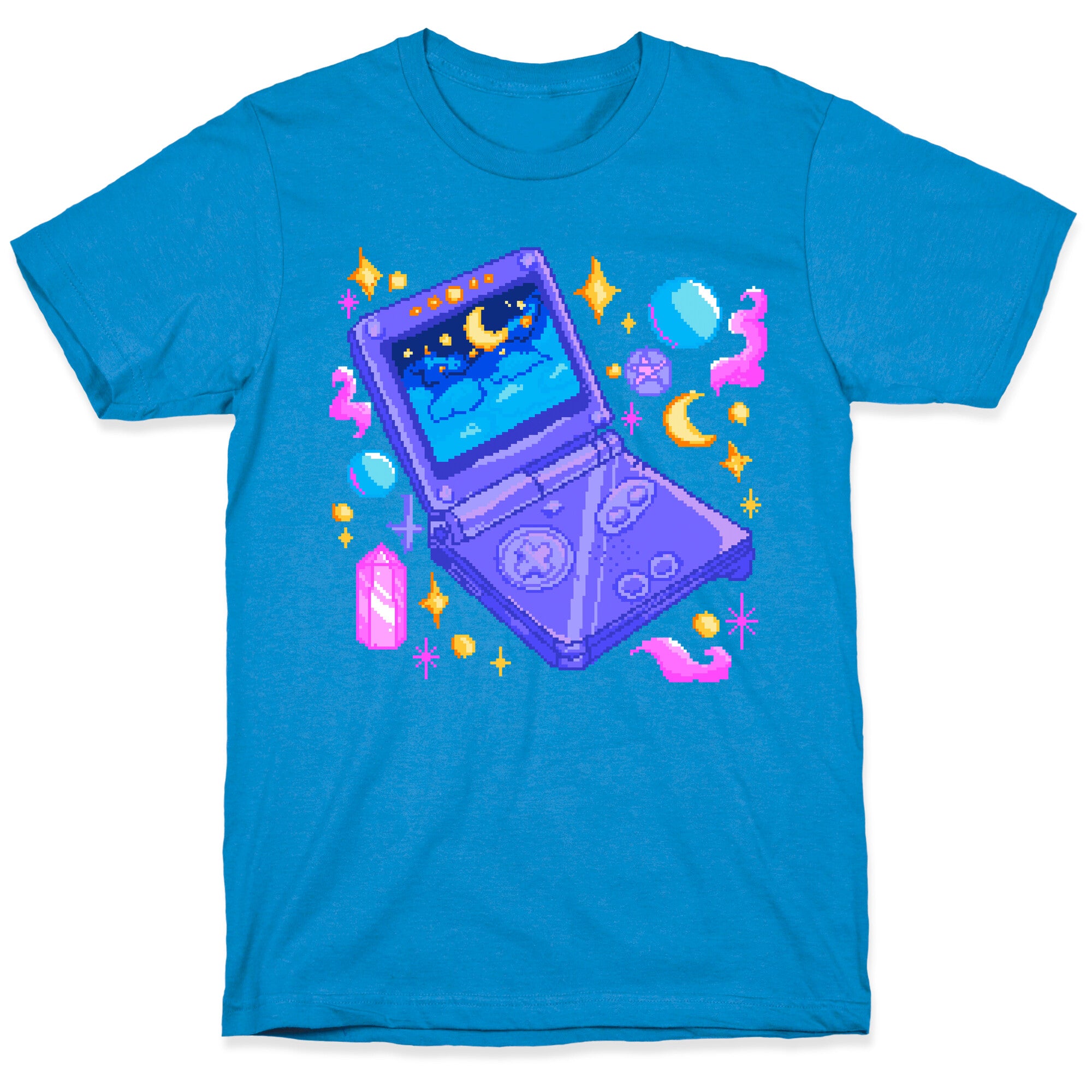 Pixelated Witchy Game Boy  T-Shirt