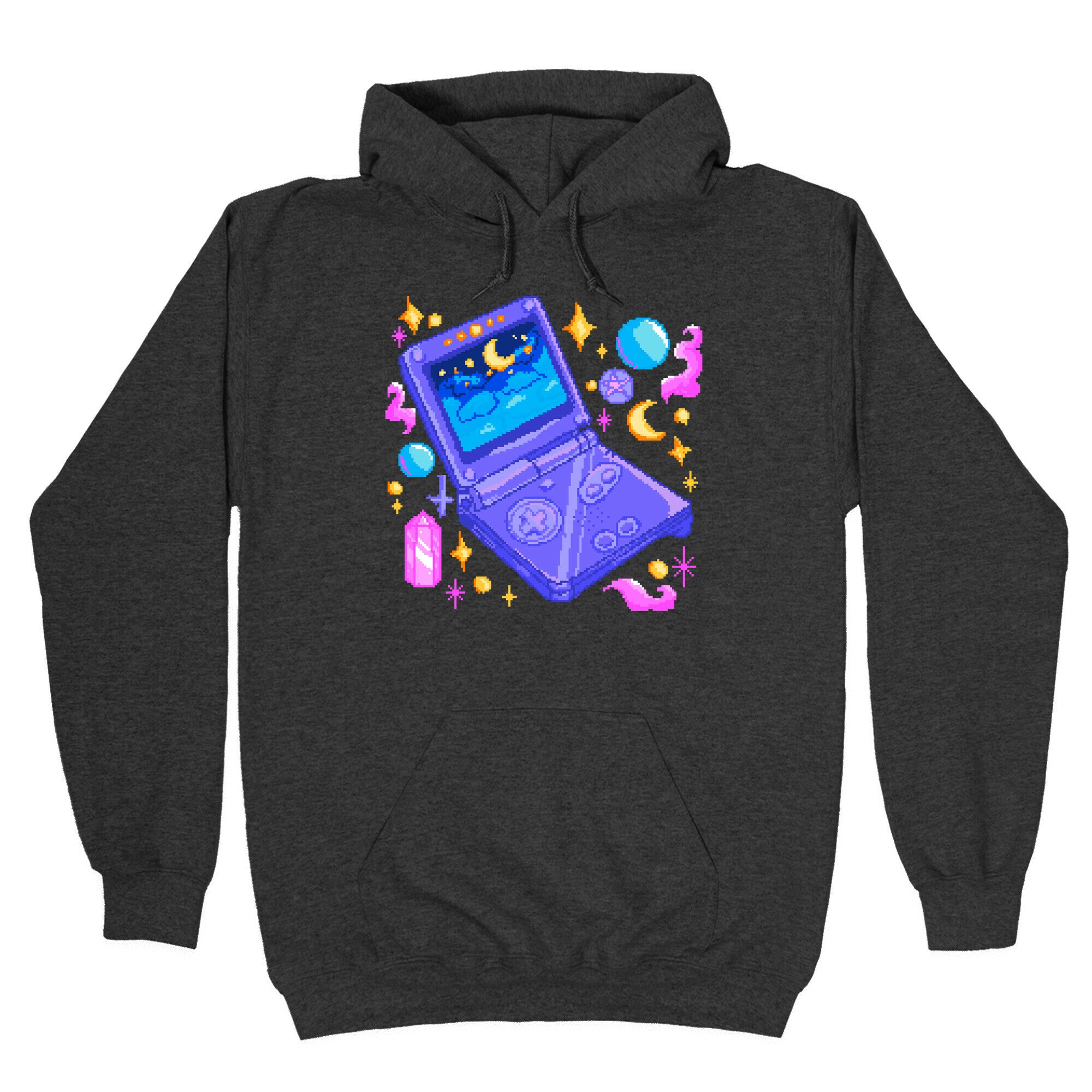 Pixelated Witchy Game Boy Hoodie