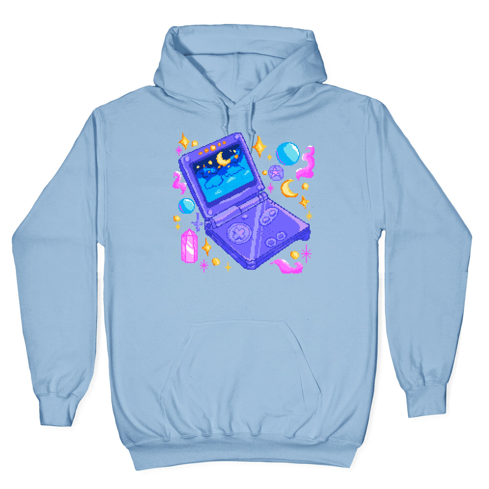 Pixelated Witchy Game Boy Hoodie