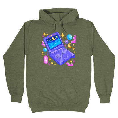 Pixelated Witchy Game Boy Hoodie