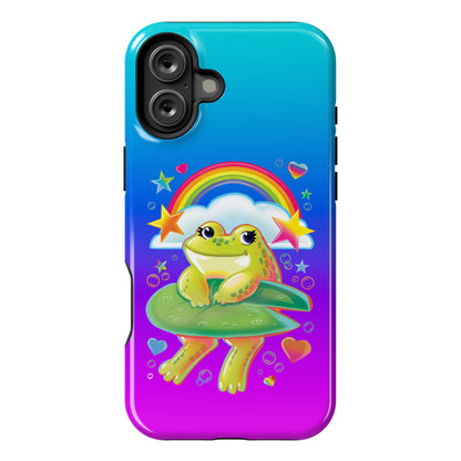 90's Rainbow Frog Phone Case