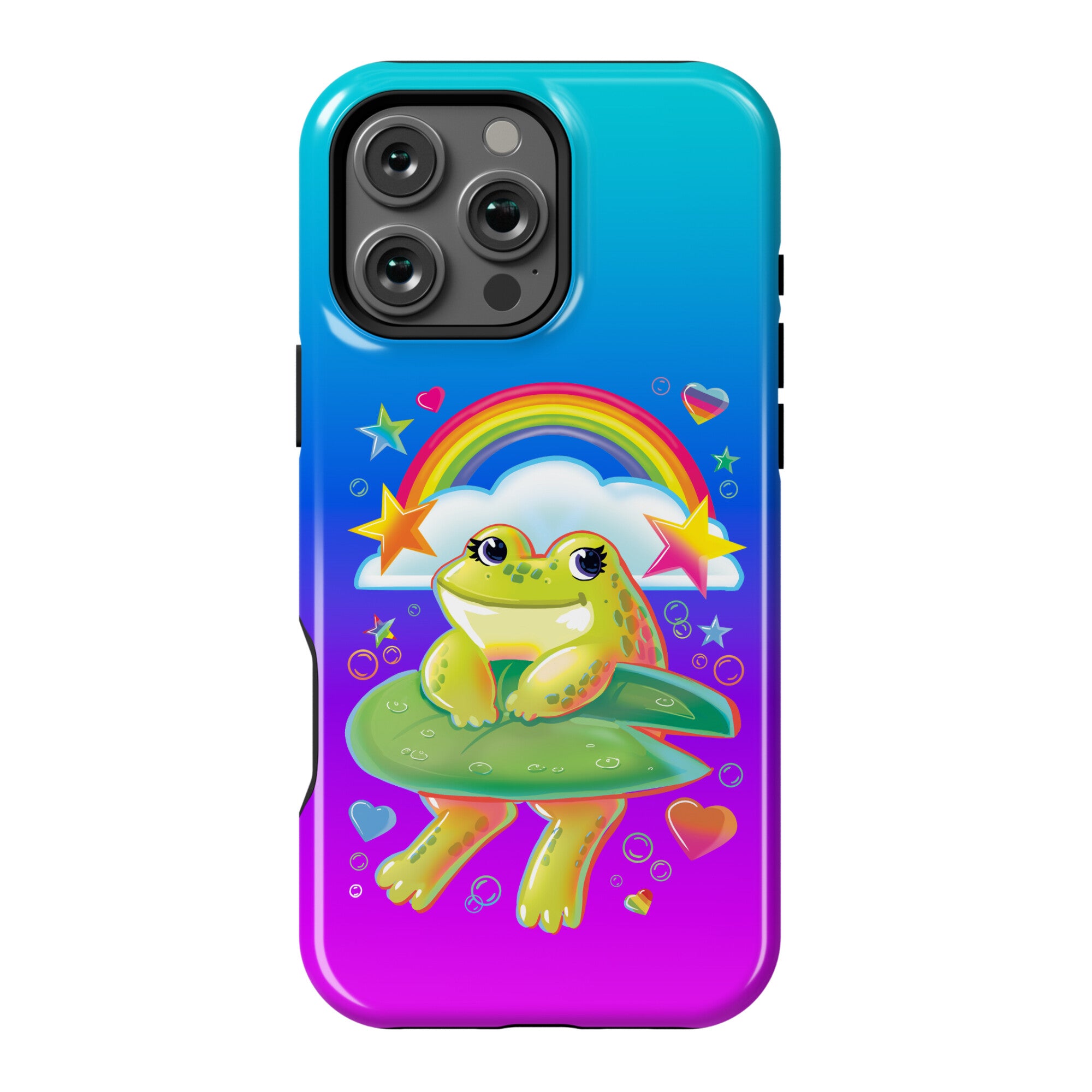 90's Rainbow Frog Phone Case