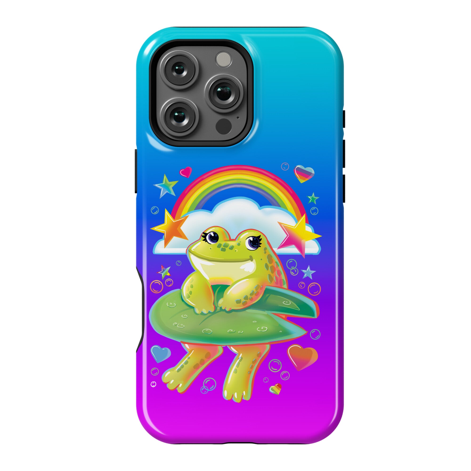 90's Rainbow Frog Phone Case