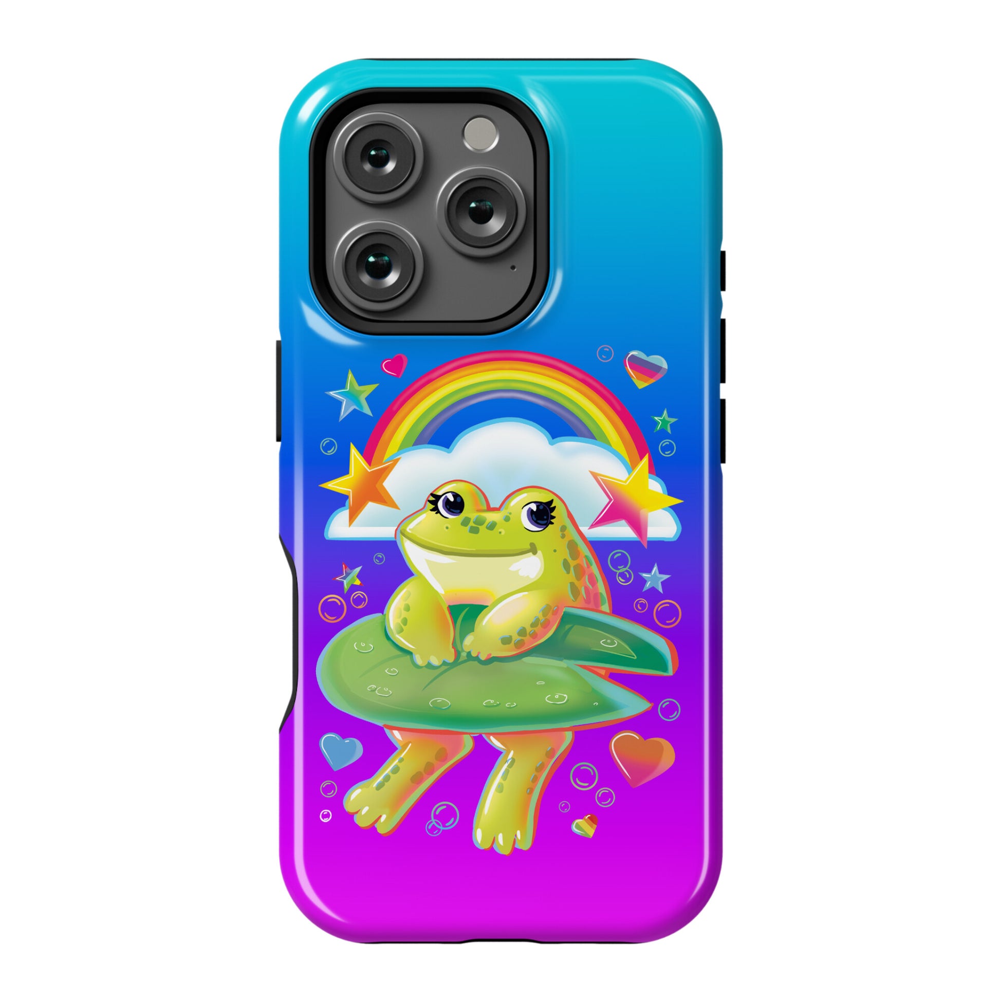 90's Rainbow Frog Phone Case