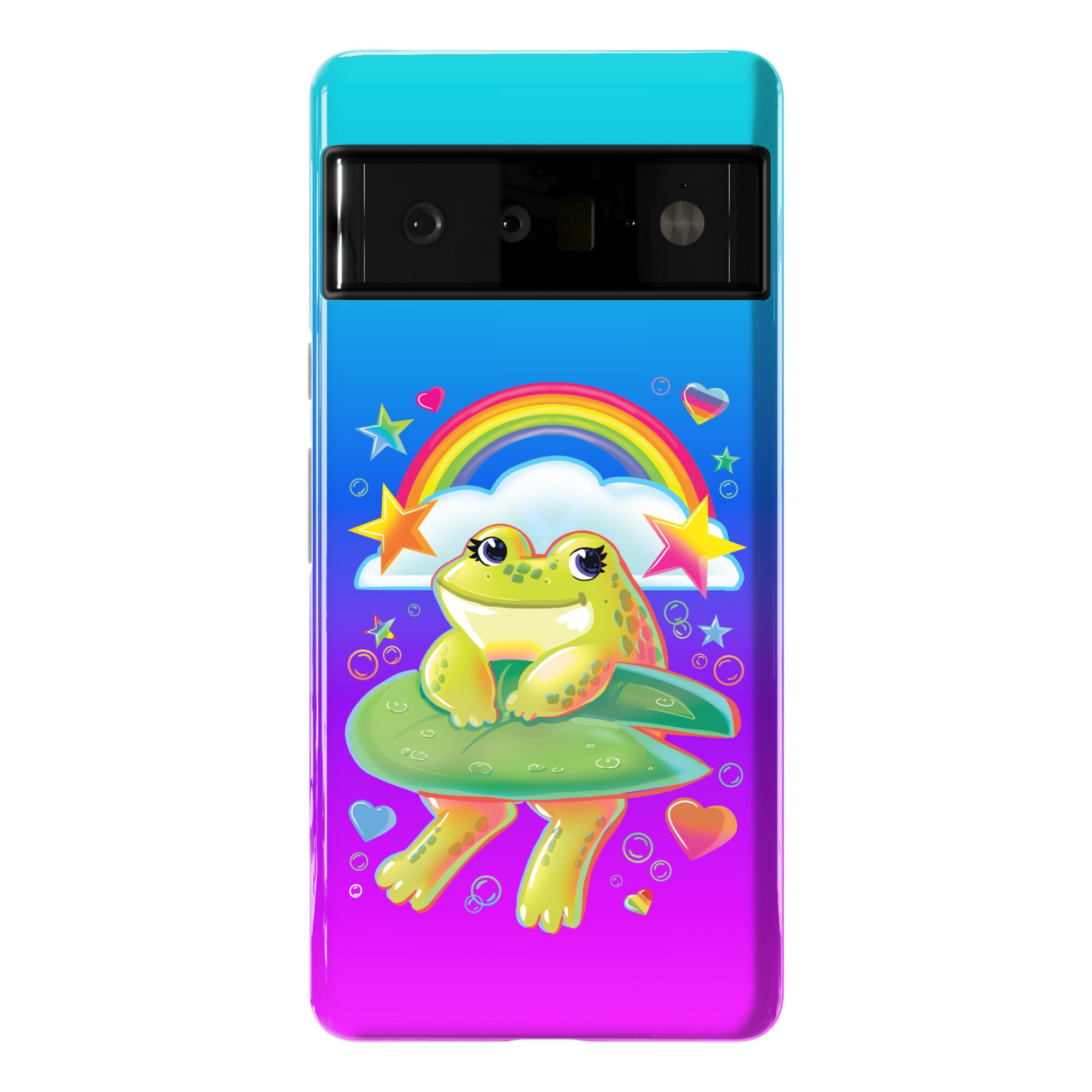 90's Rainbow Frog Phone Case