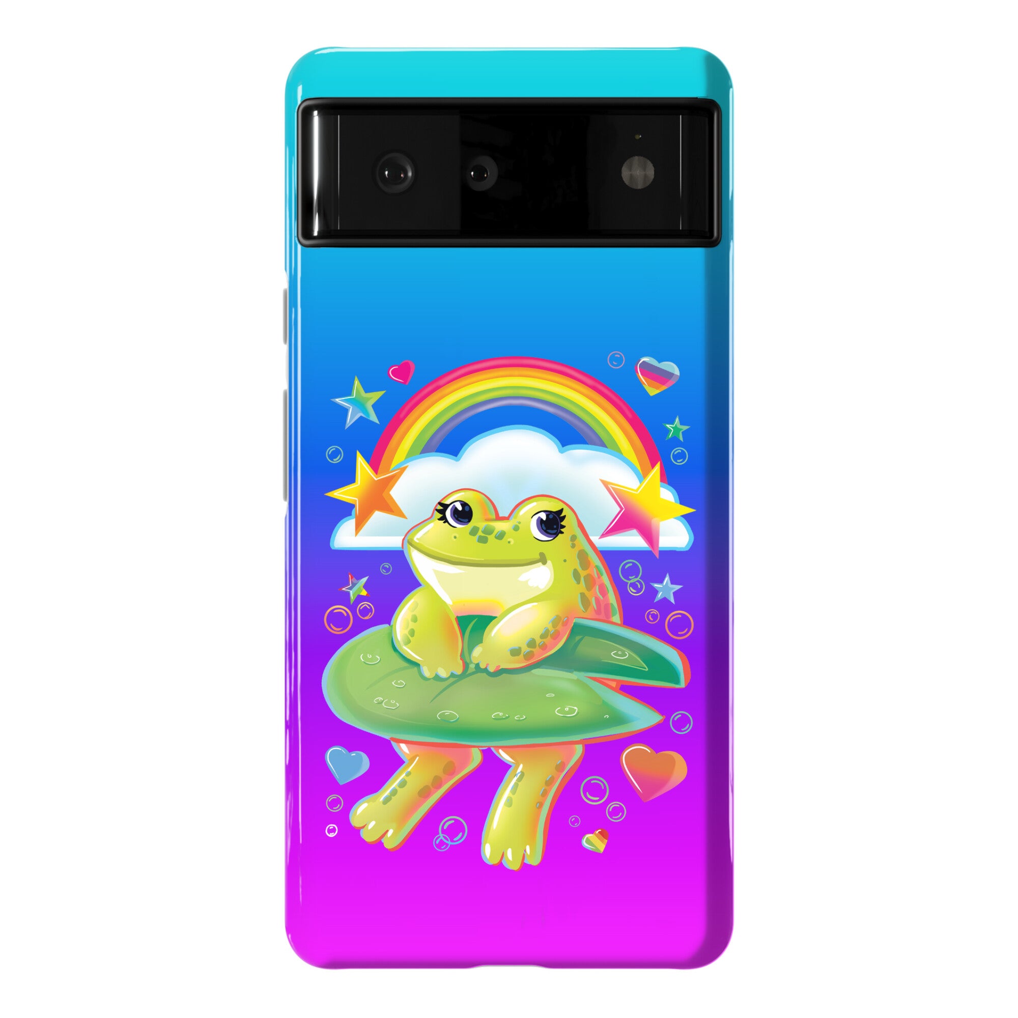90's Rainbow Frog Phone Case