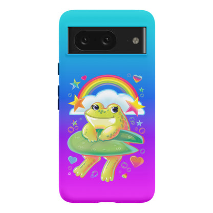 90's Rainbow Frog Phone Case